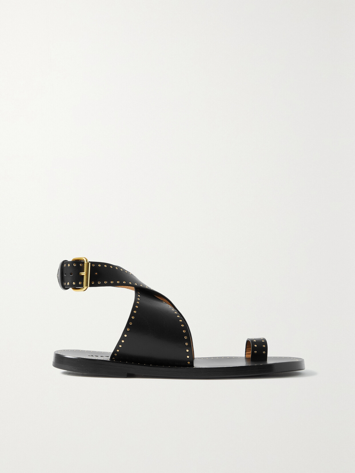 Isabel Marant Jools Studded Leather Sandals In Black