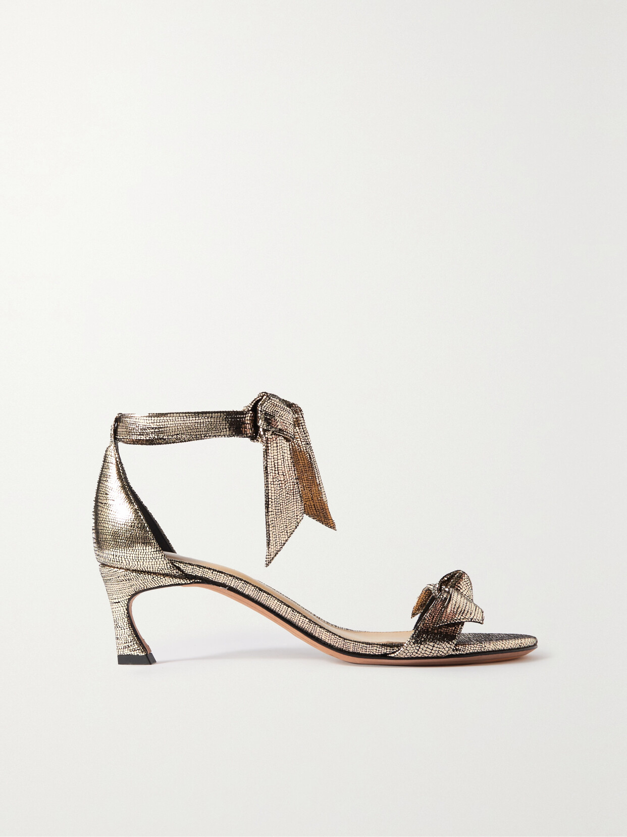 Alexandre Birman - Clarita Metallic Leather Sandals - Gold