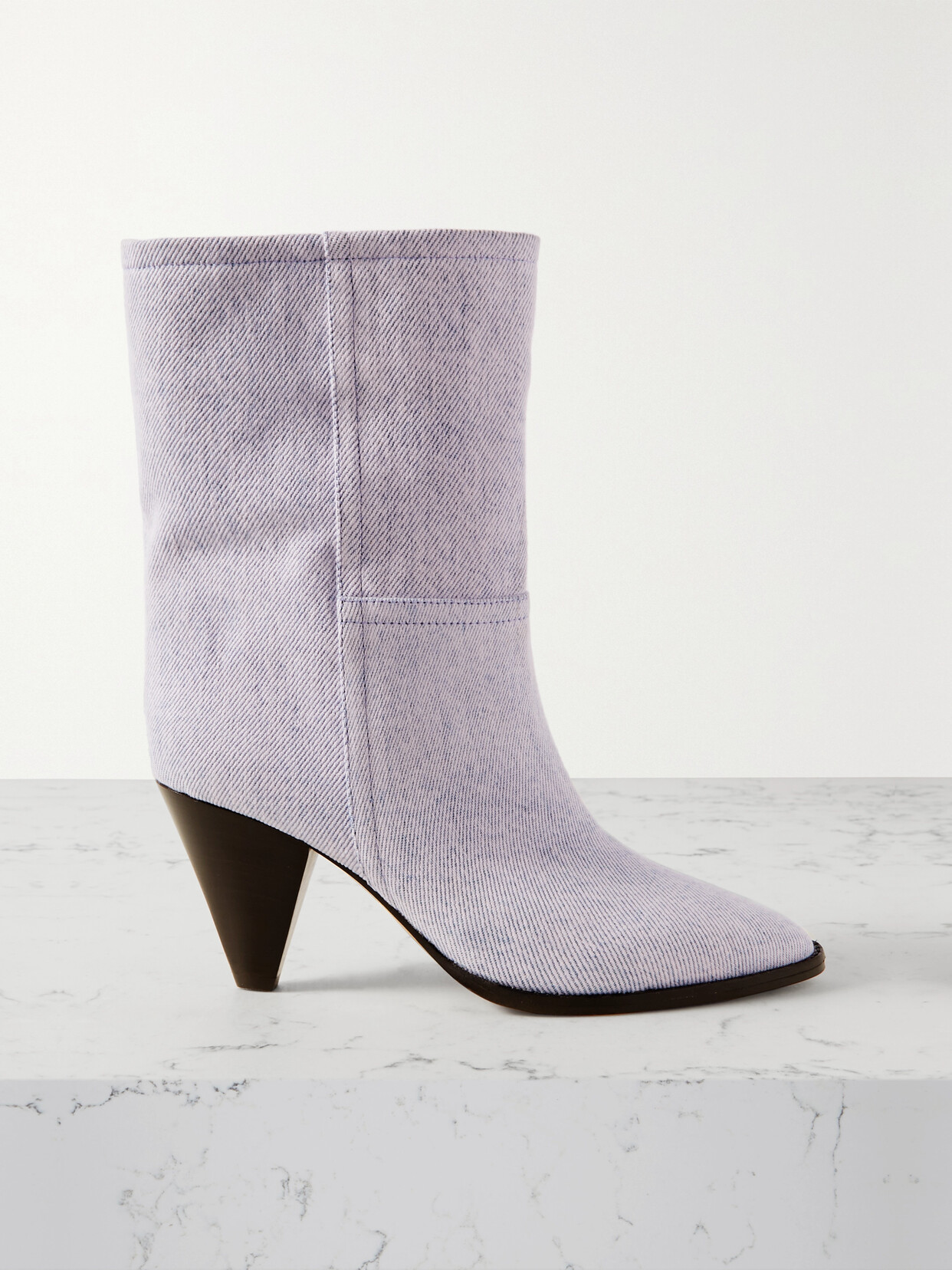 Isabel Marant - Rouxa Denim Ankle Boots - Purple