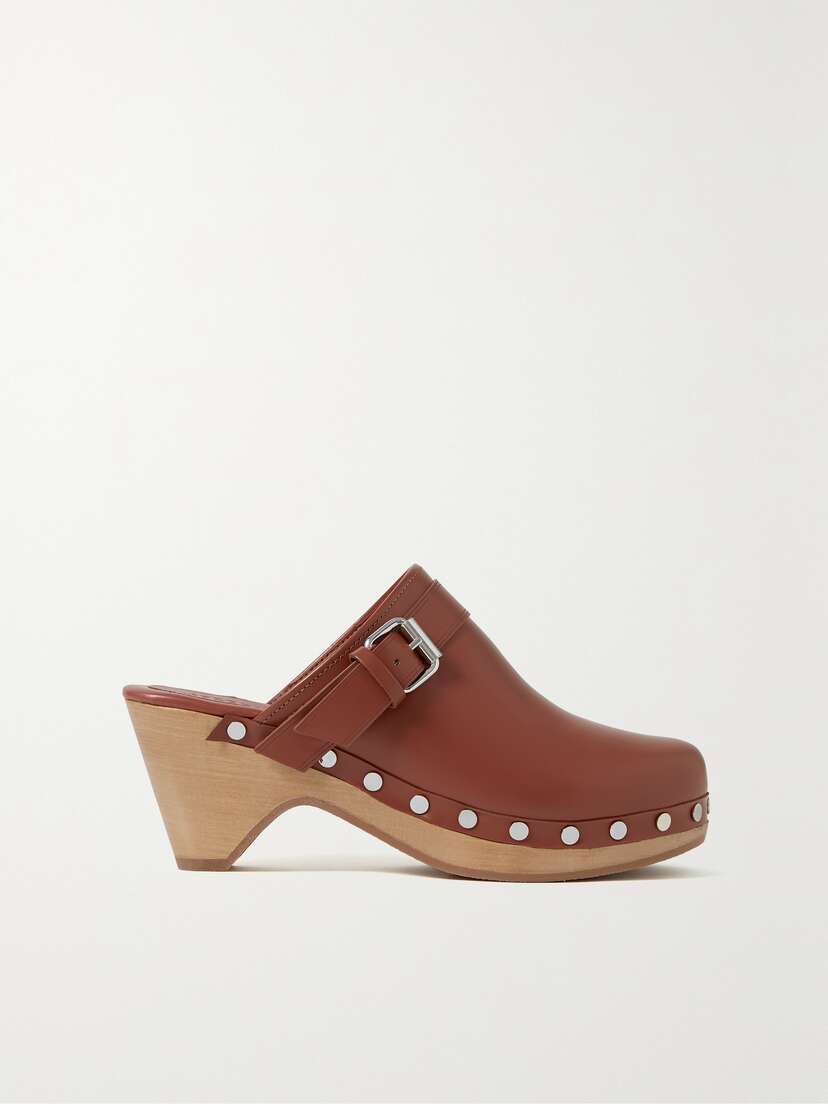 Isabel Marant Titya Studded Leather Clogs