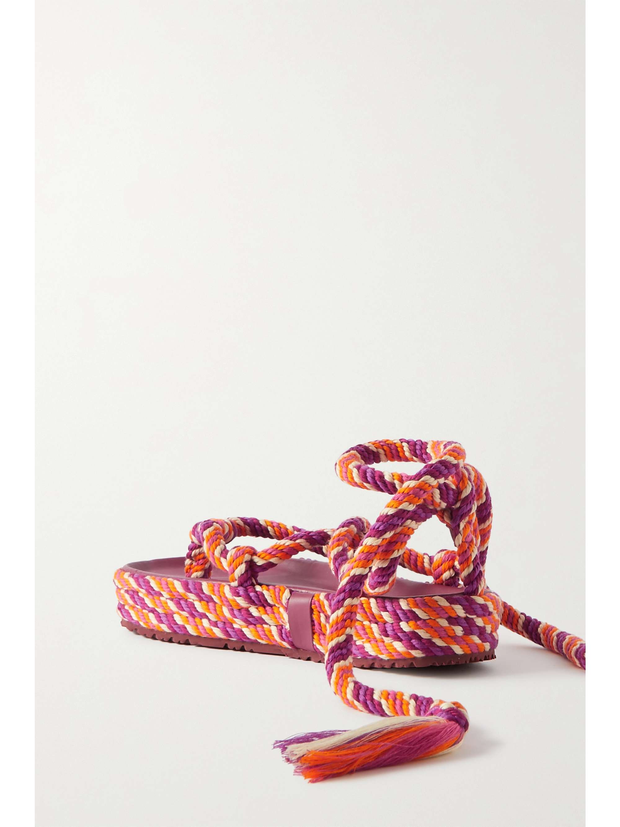 ISABEL MARANT Erol Sandalen aus Kordel mit Troddeln