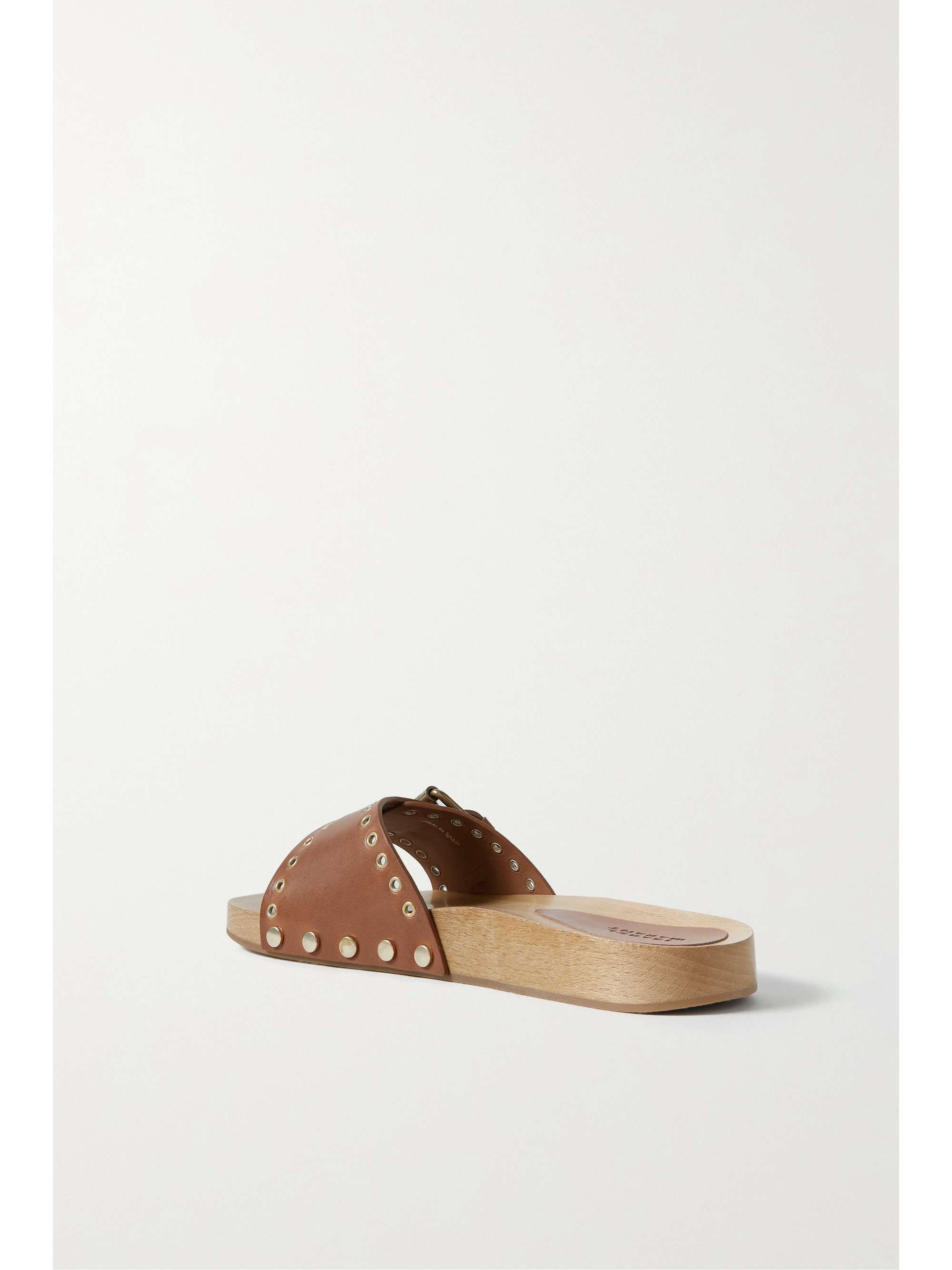 ISABEL MARANT Claquettes en cuir à ornements Jaso