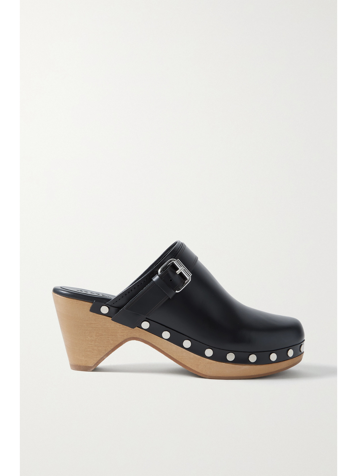 Isabel Marant - Titya Studded Leather Clogs - Black