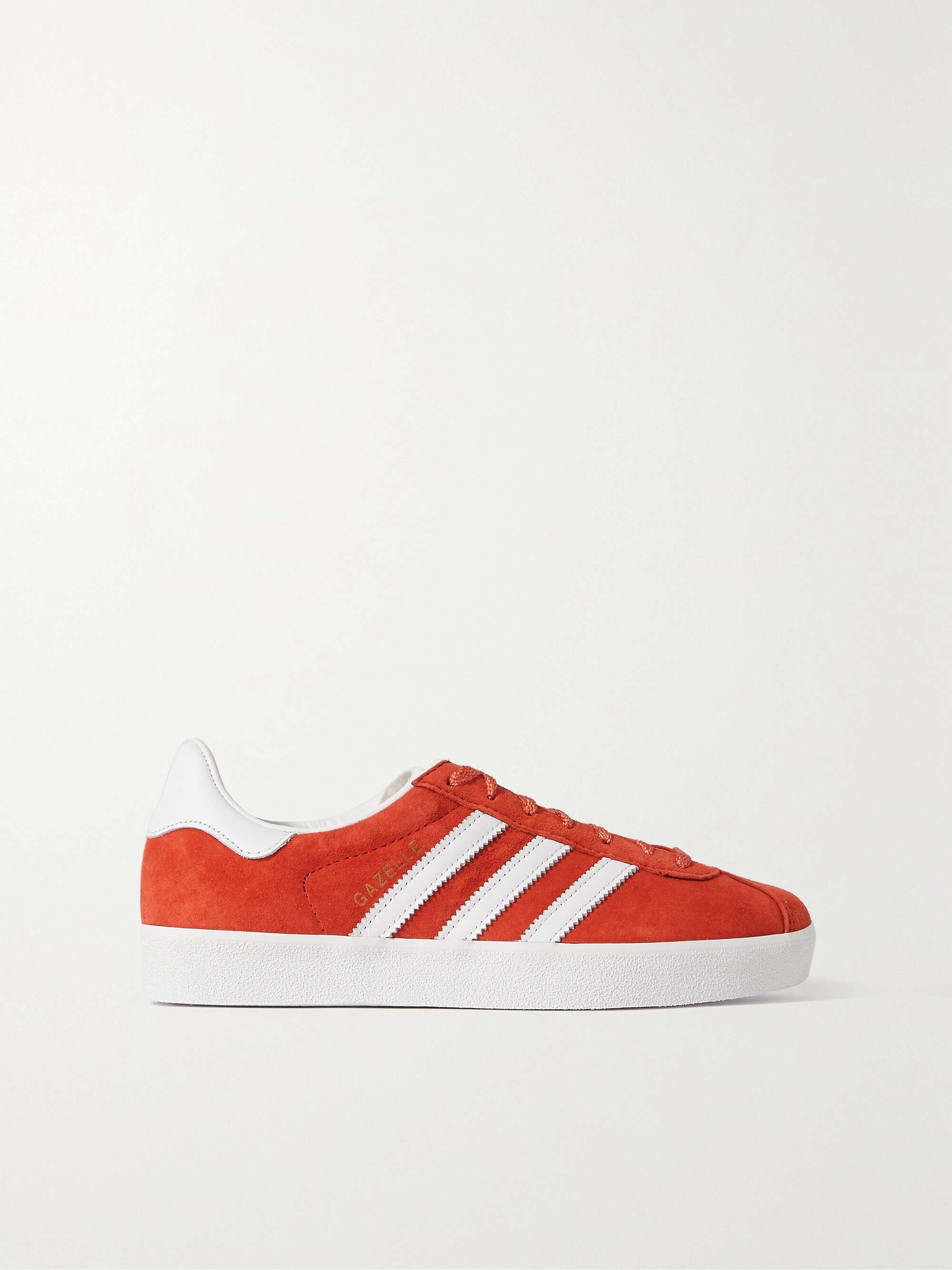 Soaked Resten skæg ADIDAS ORIGINALS Gazelle 85 leather-trimmed suede sneakers | NET-A-PORTER