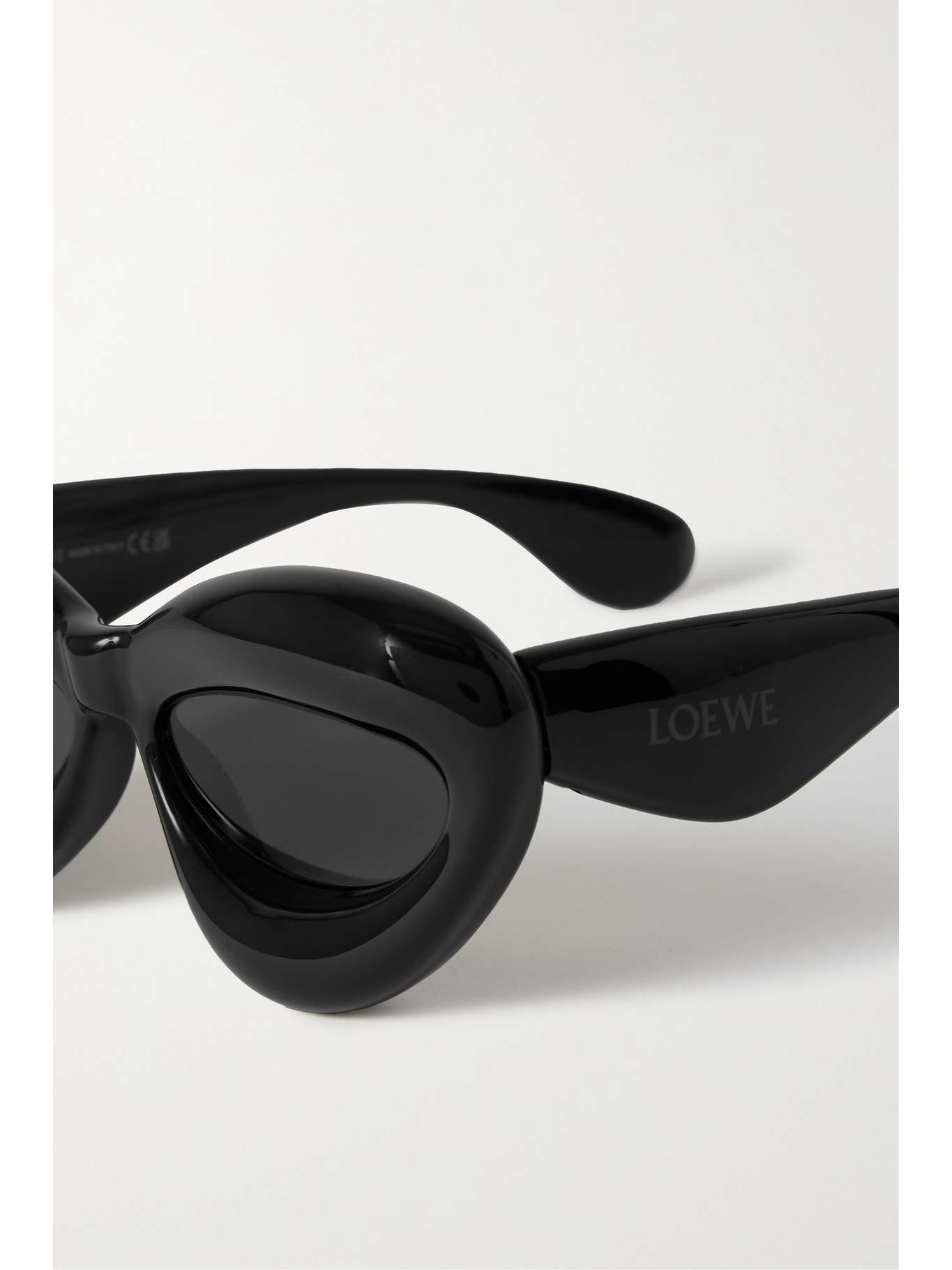 LOEWE EYEWEAR Inflated cateye acetate sunglasses NETAPORTER