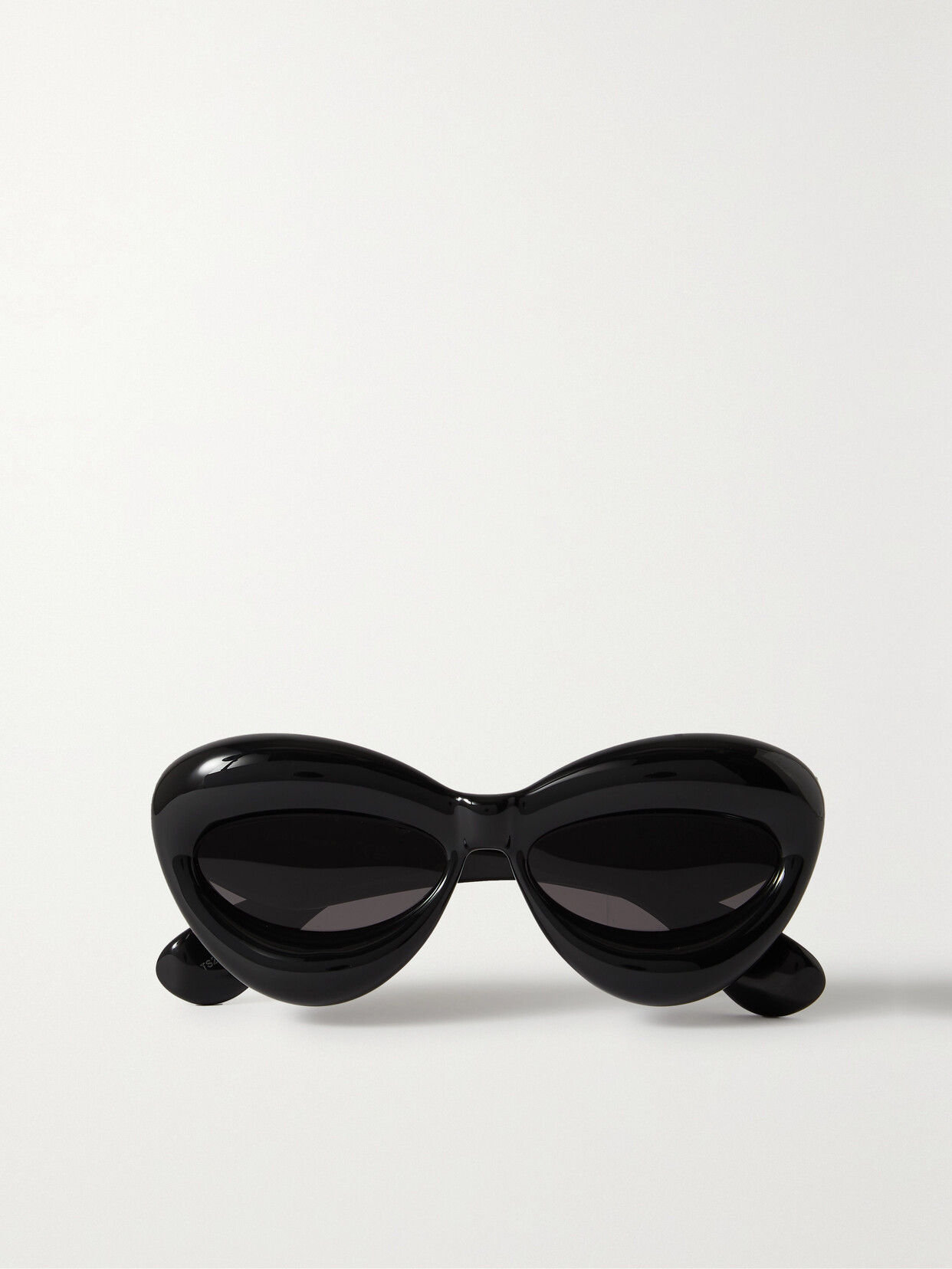 Loewe Inflated Injection Plastic Cat-eye Sunglasses In Black