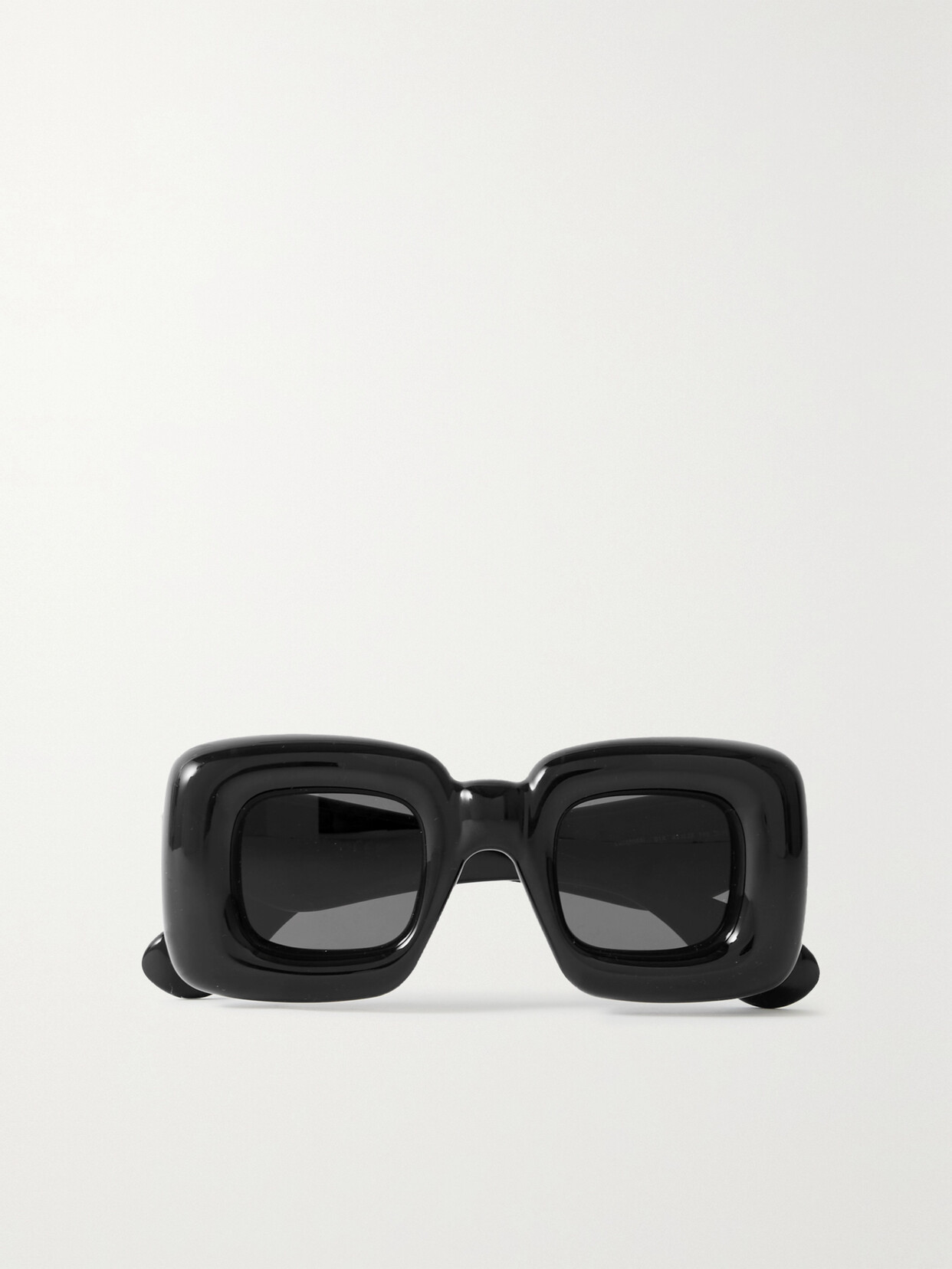 Loewe Inflated Oversized Square-frame Acetate Sunglasses In Black
