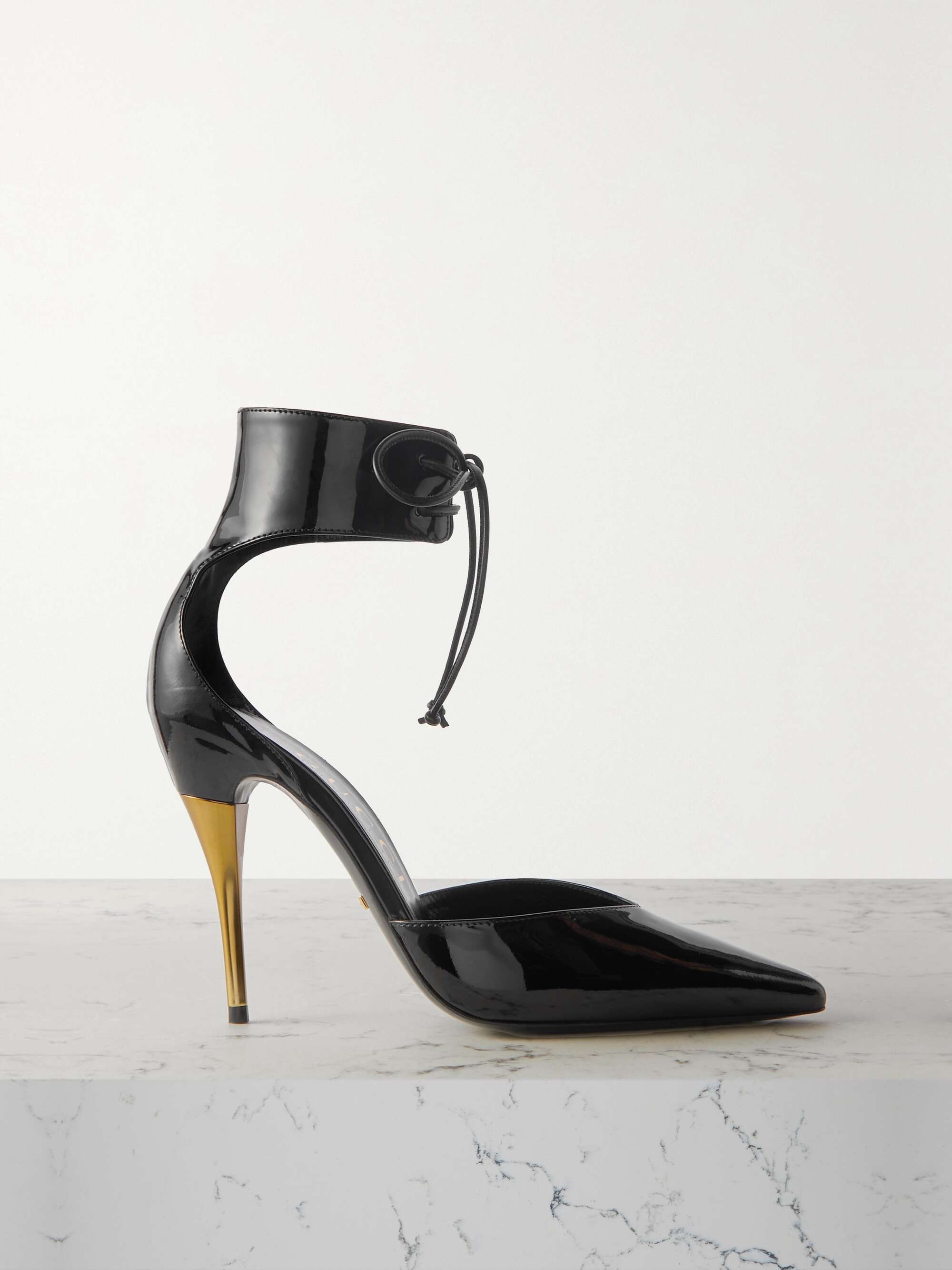 GUCCI Priscilla 105 patent-leather pumps | NET-A-PORTER
