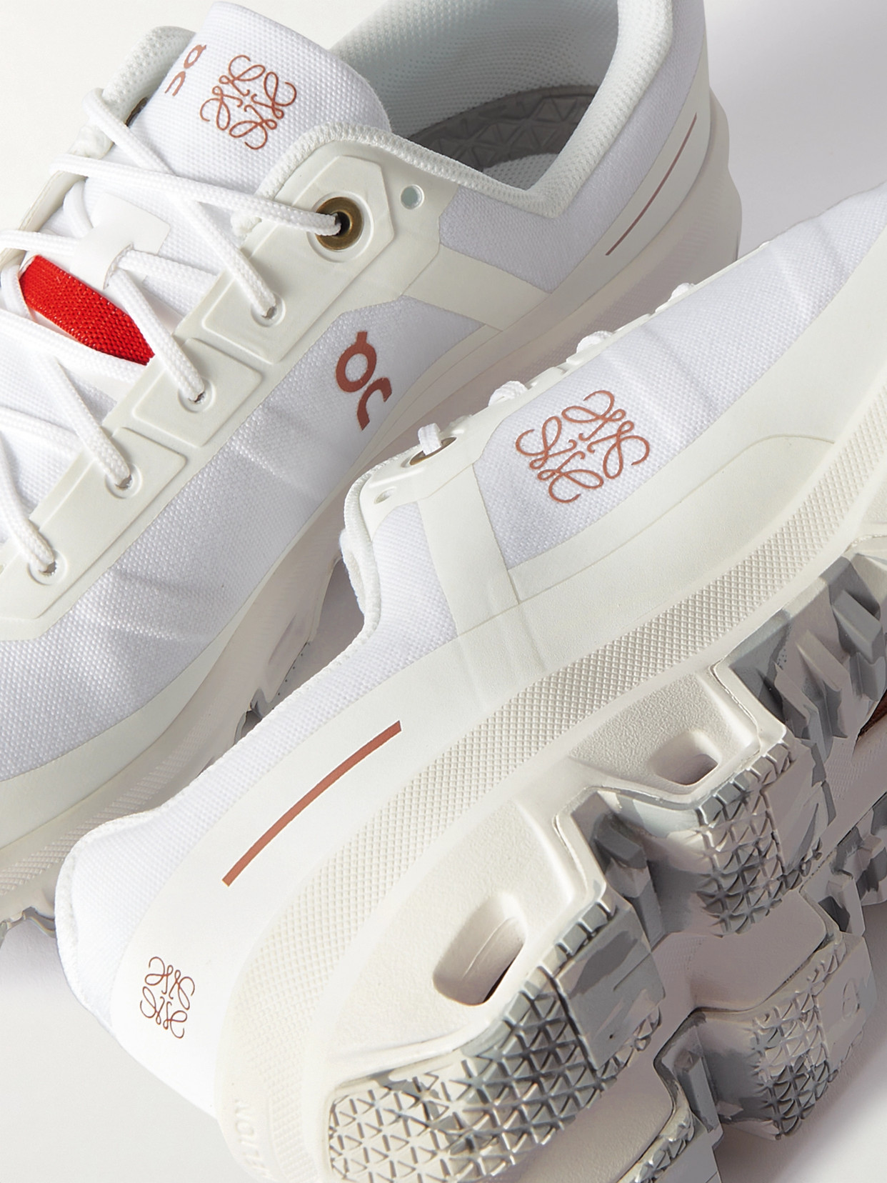 Shop Loewe + On Cloudventure Rubber-trimmed Recycled-canvas Sneakers In White