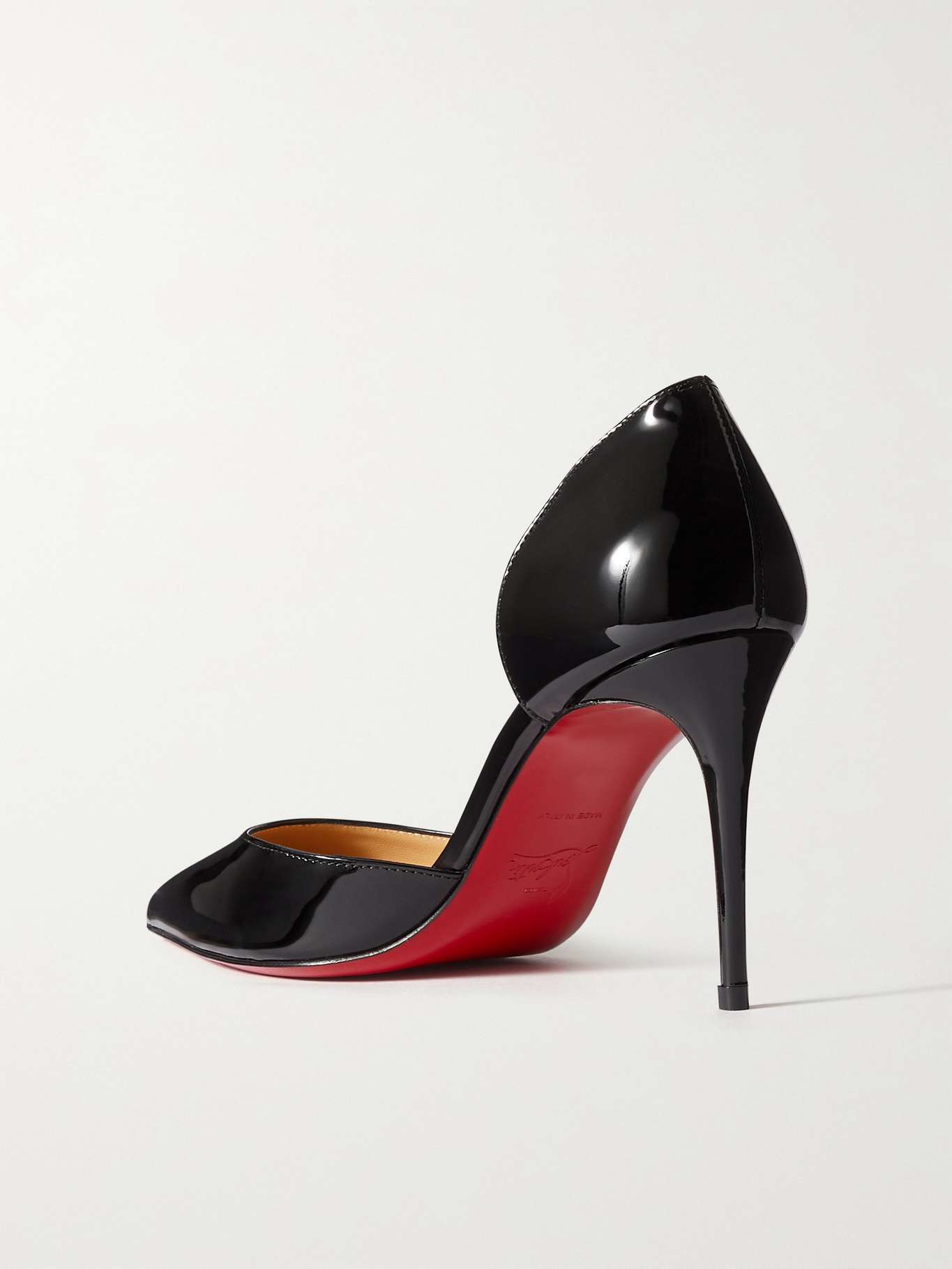 CHRISTIAN LOUBOUTIN Iriza 85 patentleather pumps NETAPORTER