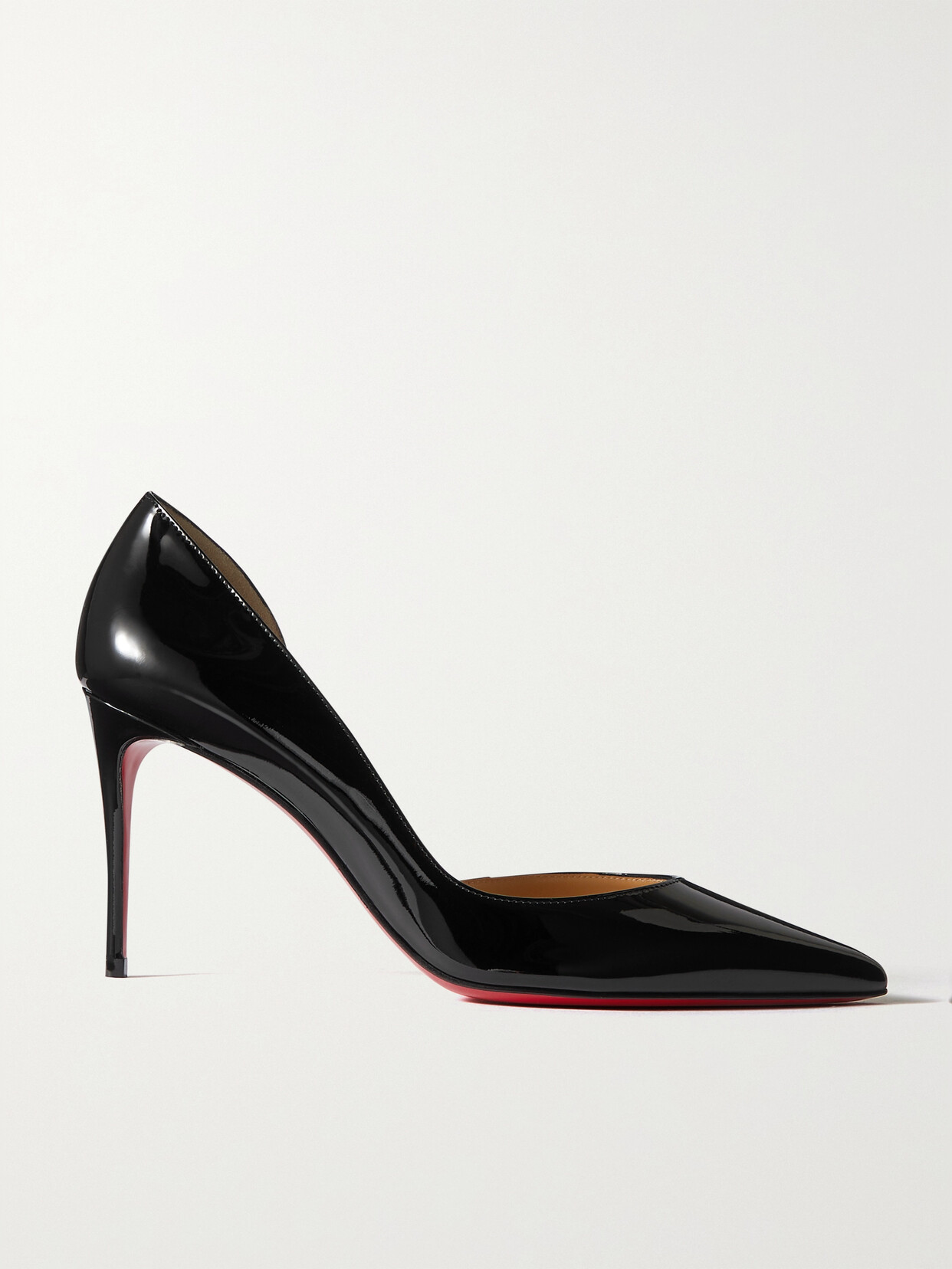 Christian Louboutin Iriza 85 Patent-leather Pumps In Black