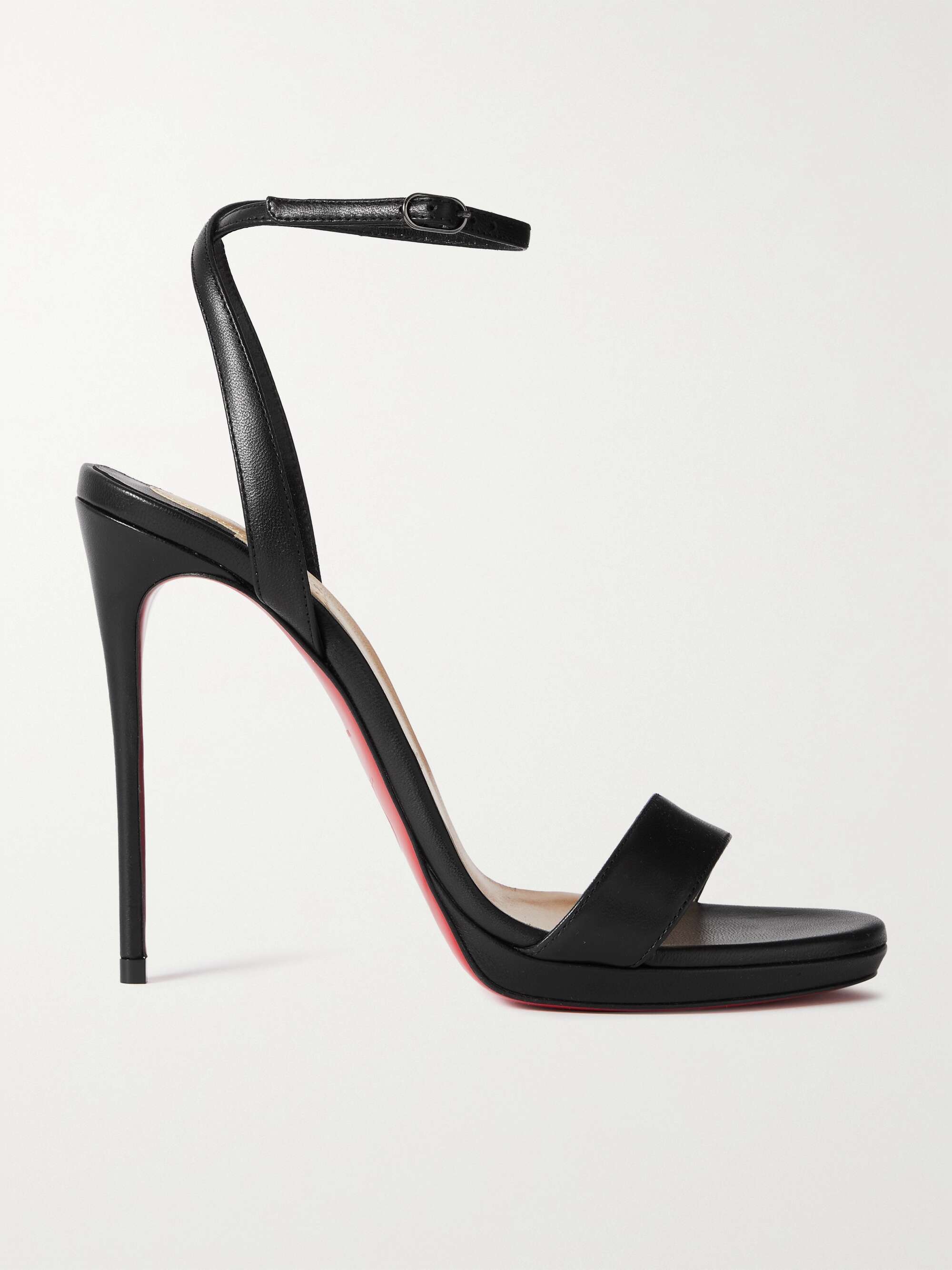 Christian Louboutin - Rosalie 100 Leather Sandals - Black - IT41 - Net A Porter