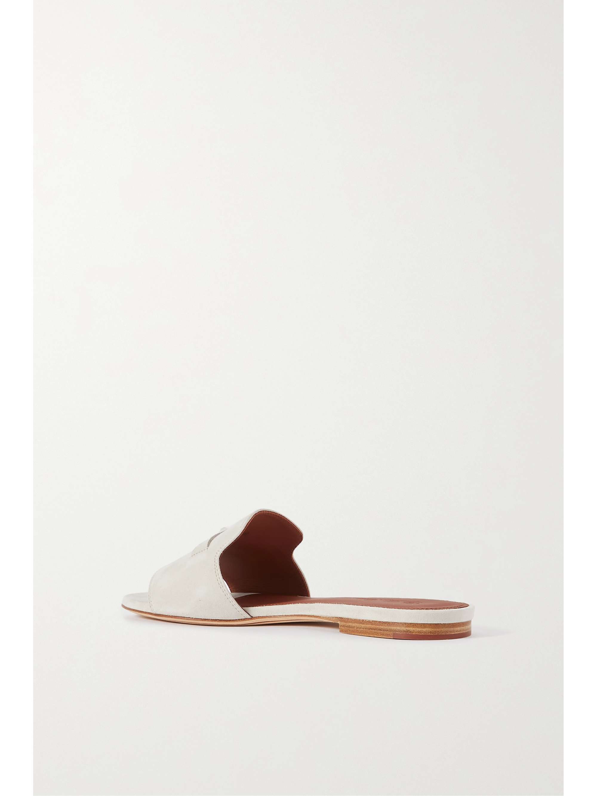 LORO PIANA Summer Charms suede slides