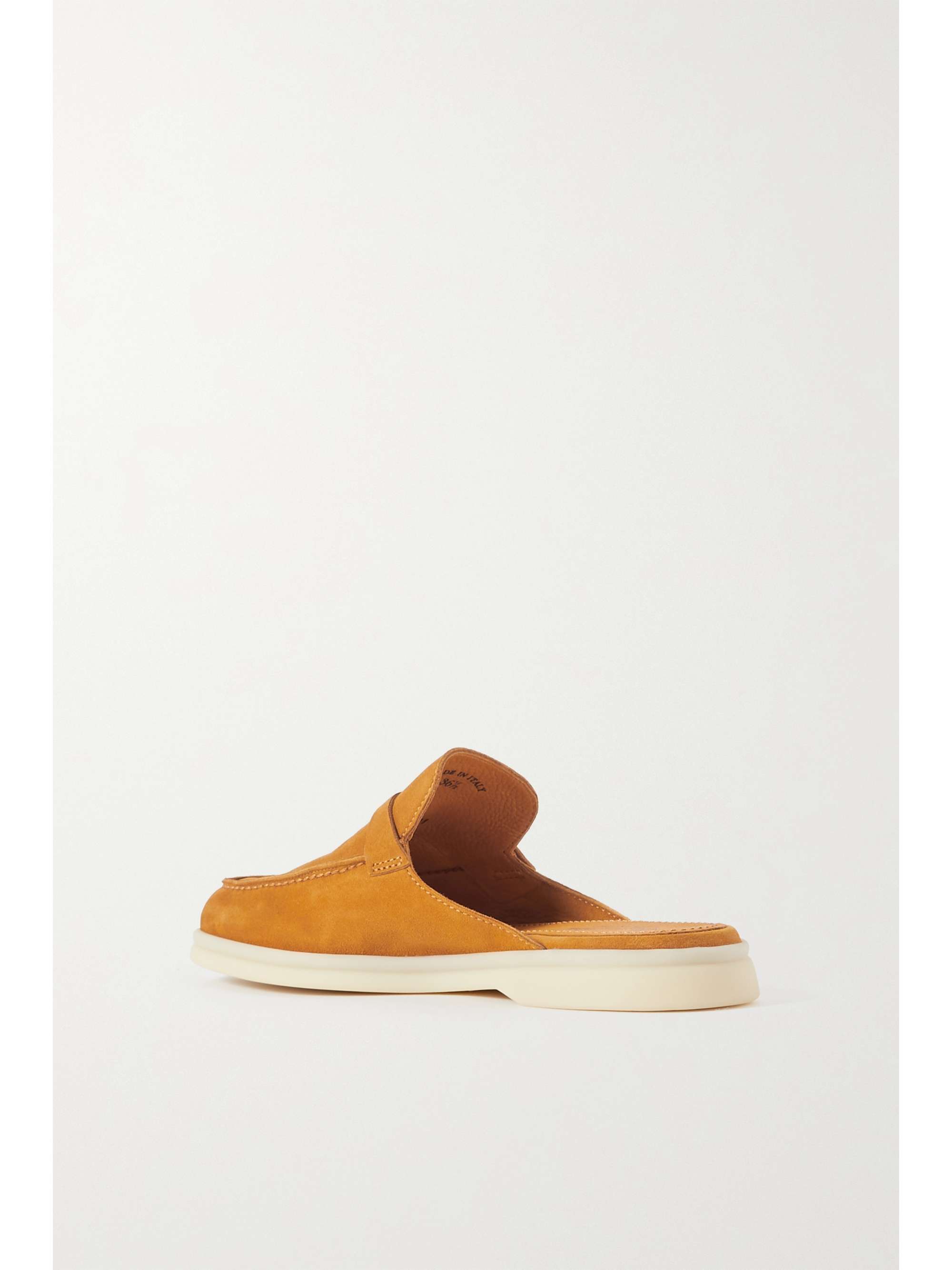 LORO PIANA Babouche Charms Walk suede slippers