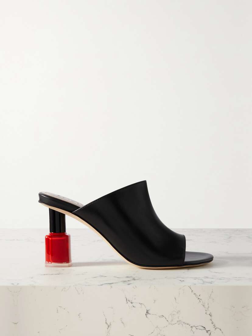 Loewe Nail Polish Leather Mules
