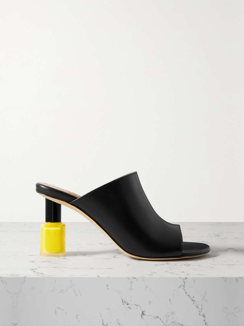 Loewe Nail Polish Leather Mules