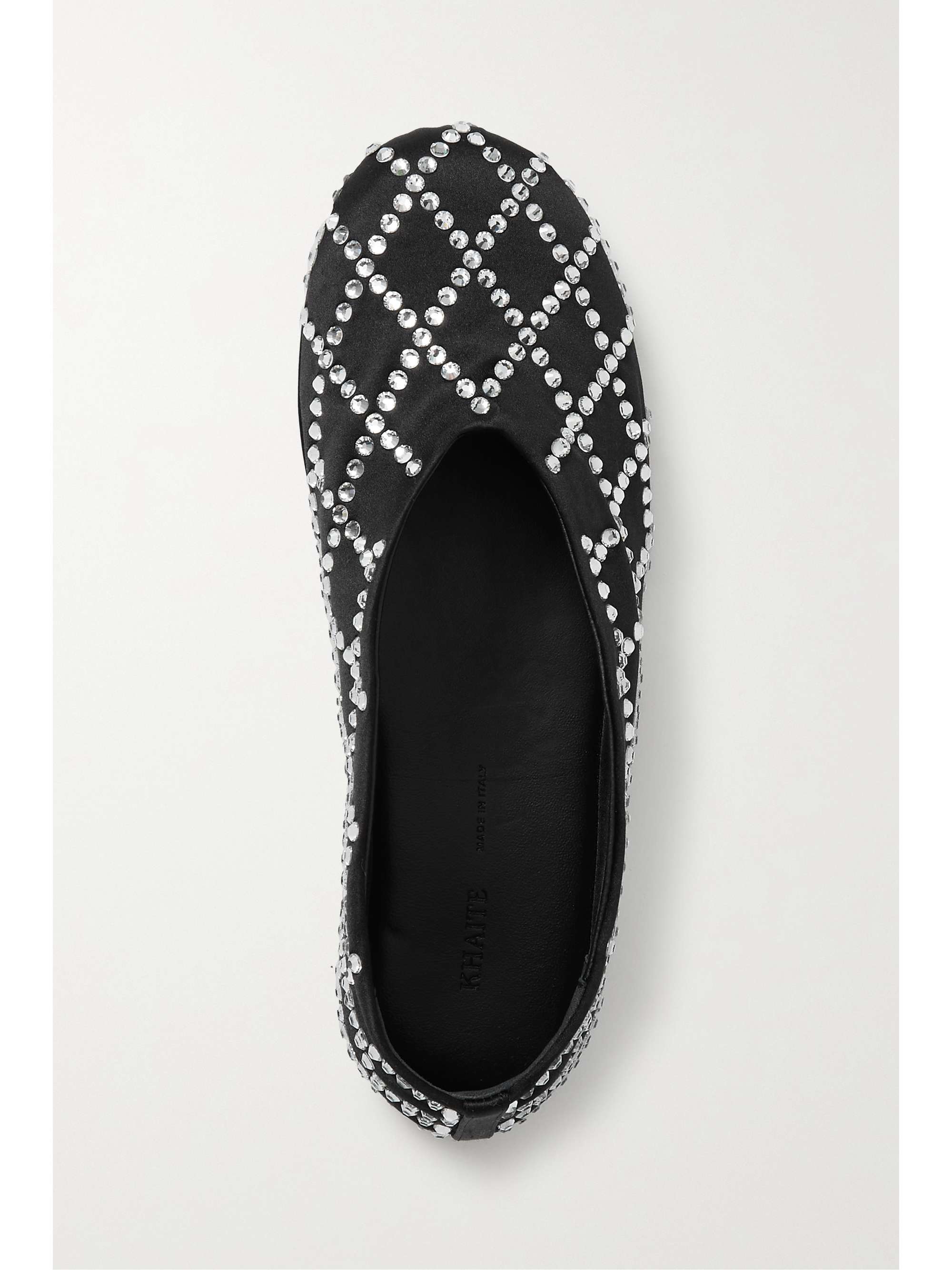 KHAITE Marcy leather ballet flats
