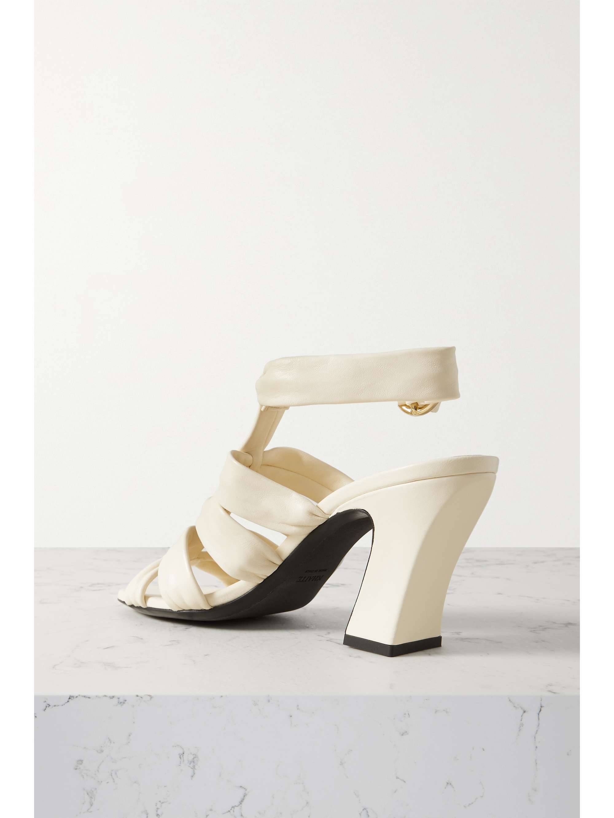 KHAITE Perth leather sandals | NET-A-PORTER SA