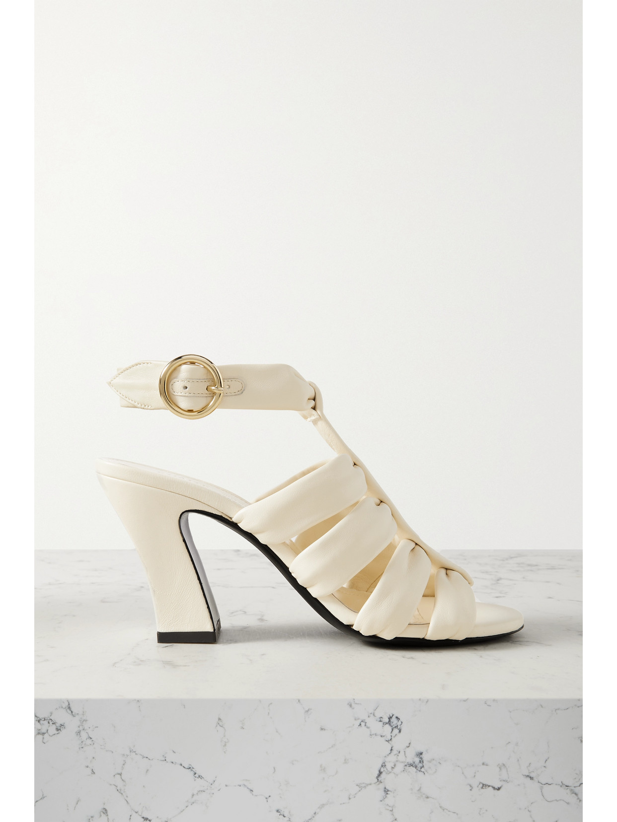 Khaite - Perth Leather Sandals - White