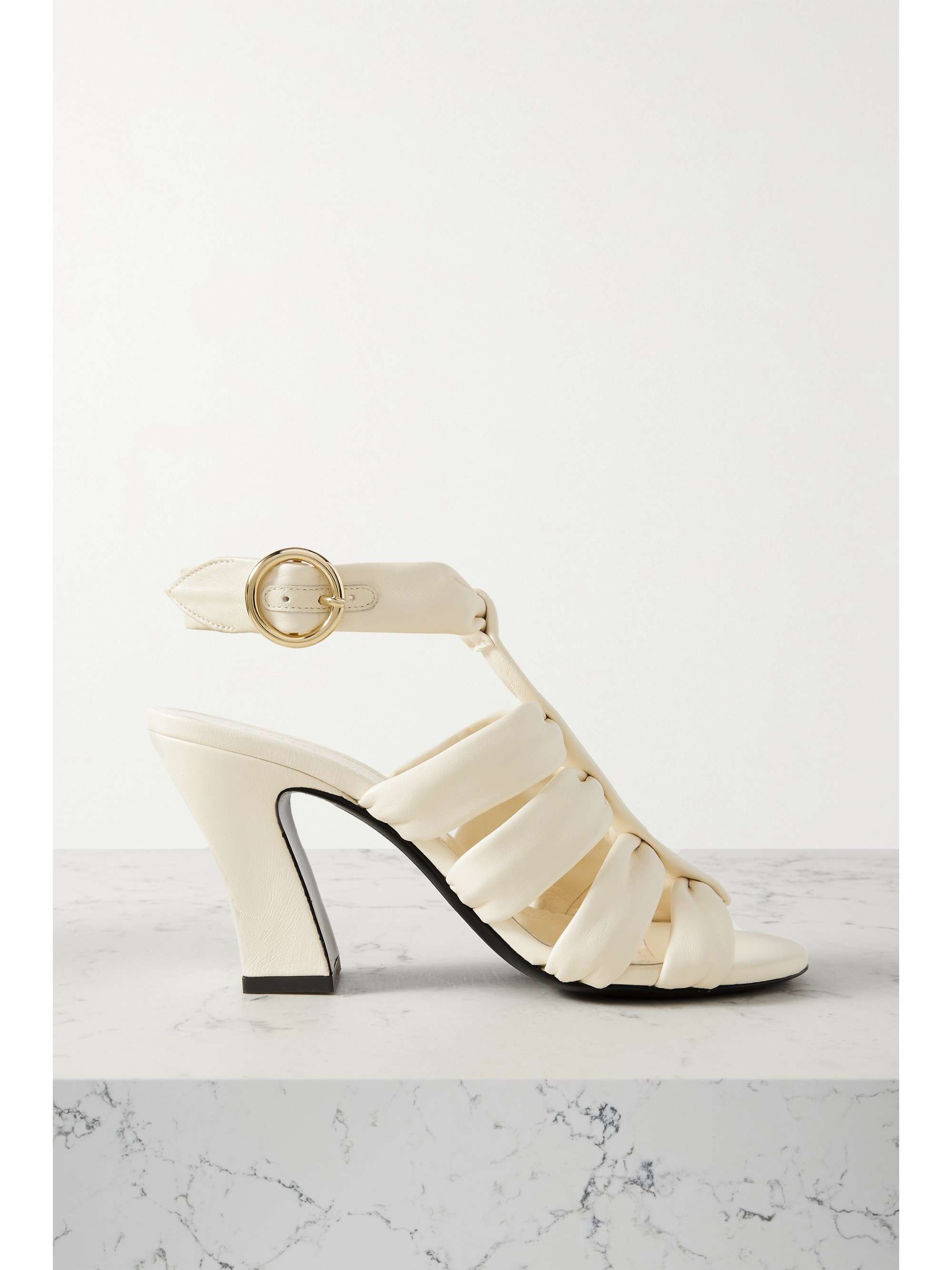 KHAITE Perth leather sandals | NET-A-PORTER SA