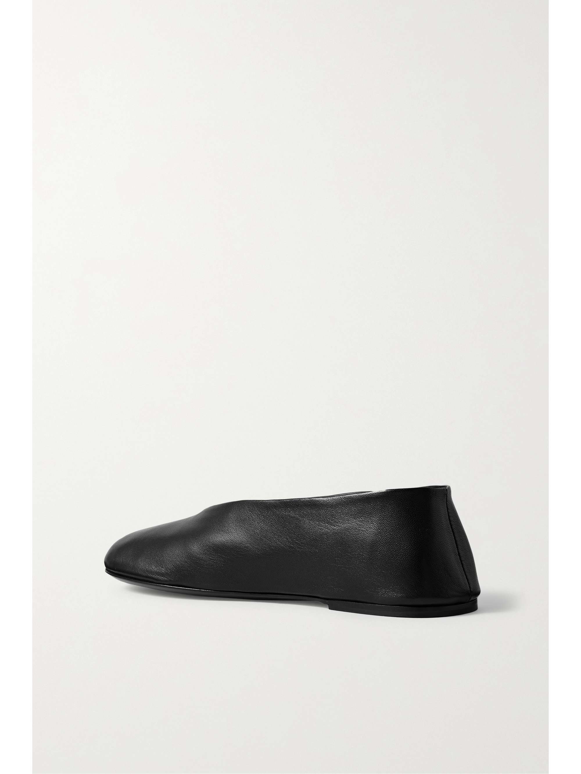 KHAITE Marcy leather ballet flats