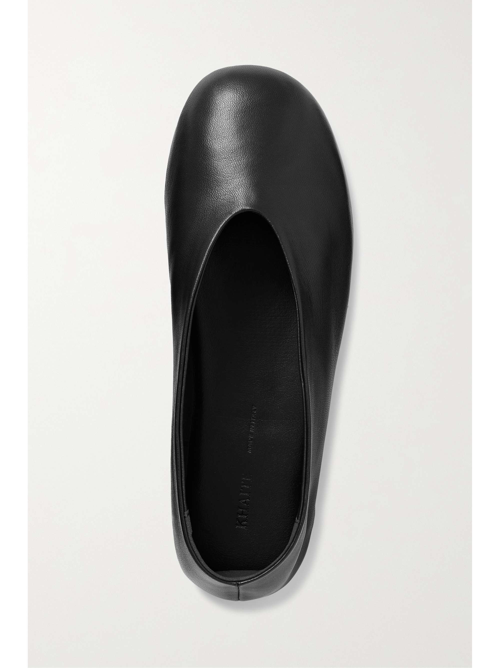 KHAITE Marcy leather ballet flats