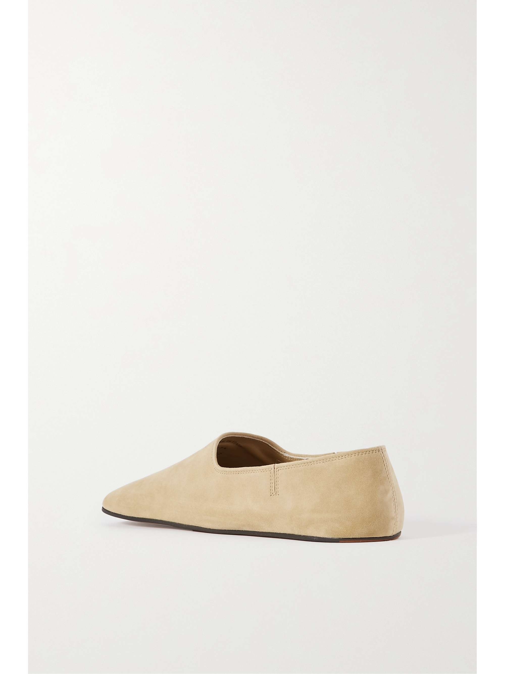 LORO PIANA Gravina suede loafers | NET-A-PORTER