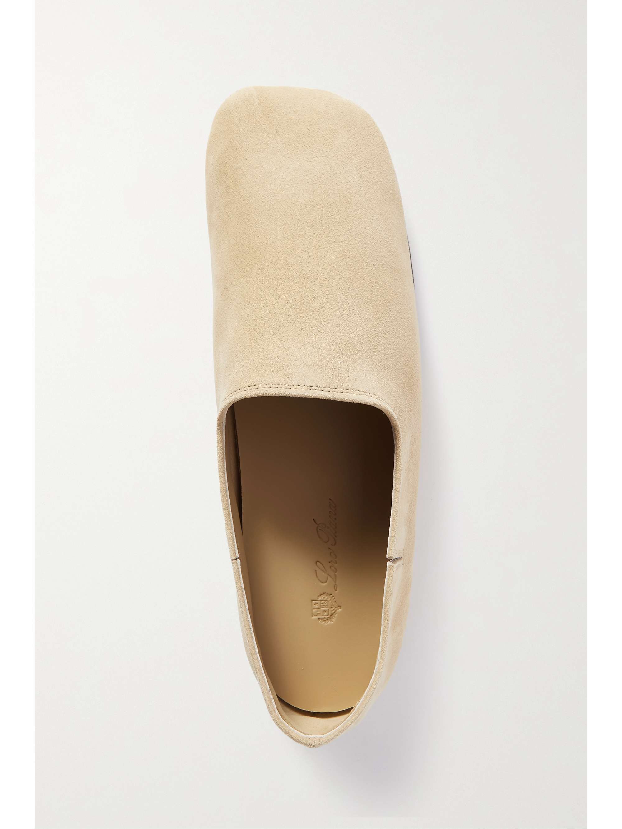LORO PIANA Gravina suede loafers