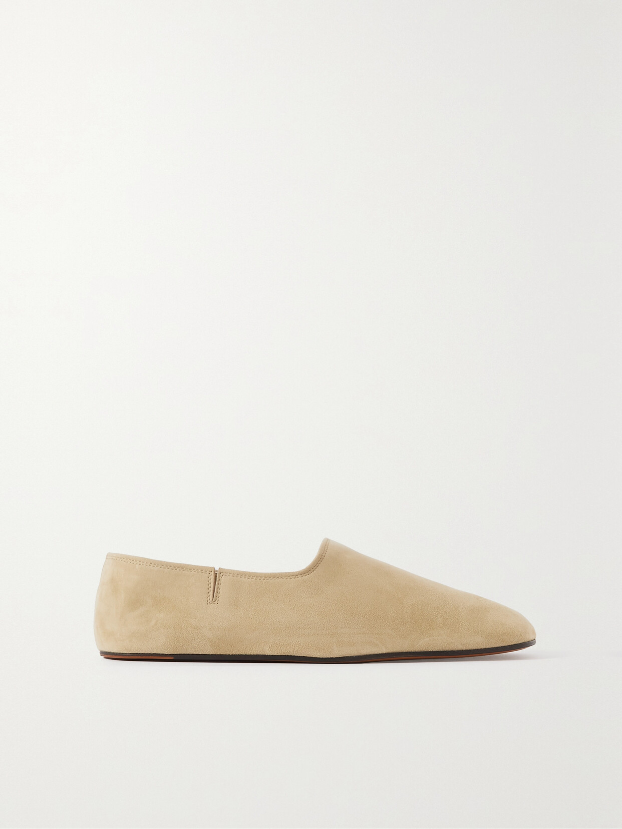Loro Piana 10mm Gravina Suede Loafers In Neutrals