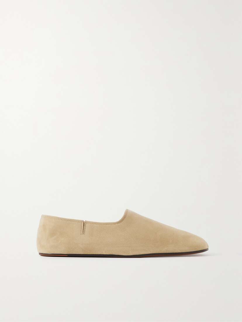Loro Piana Gravina Suede Loafers