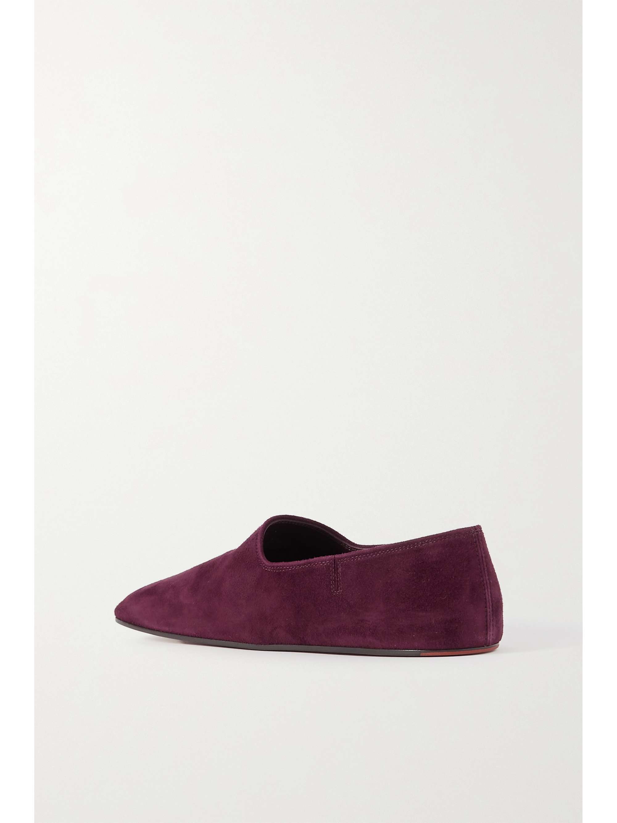 LORO PIANA Gravina suede loafers