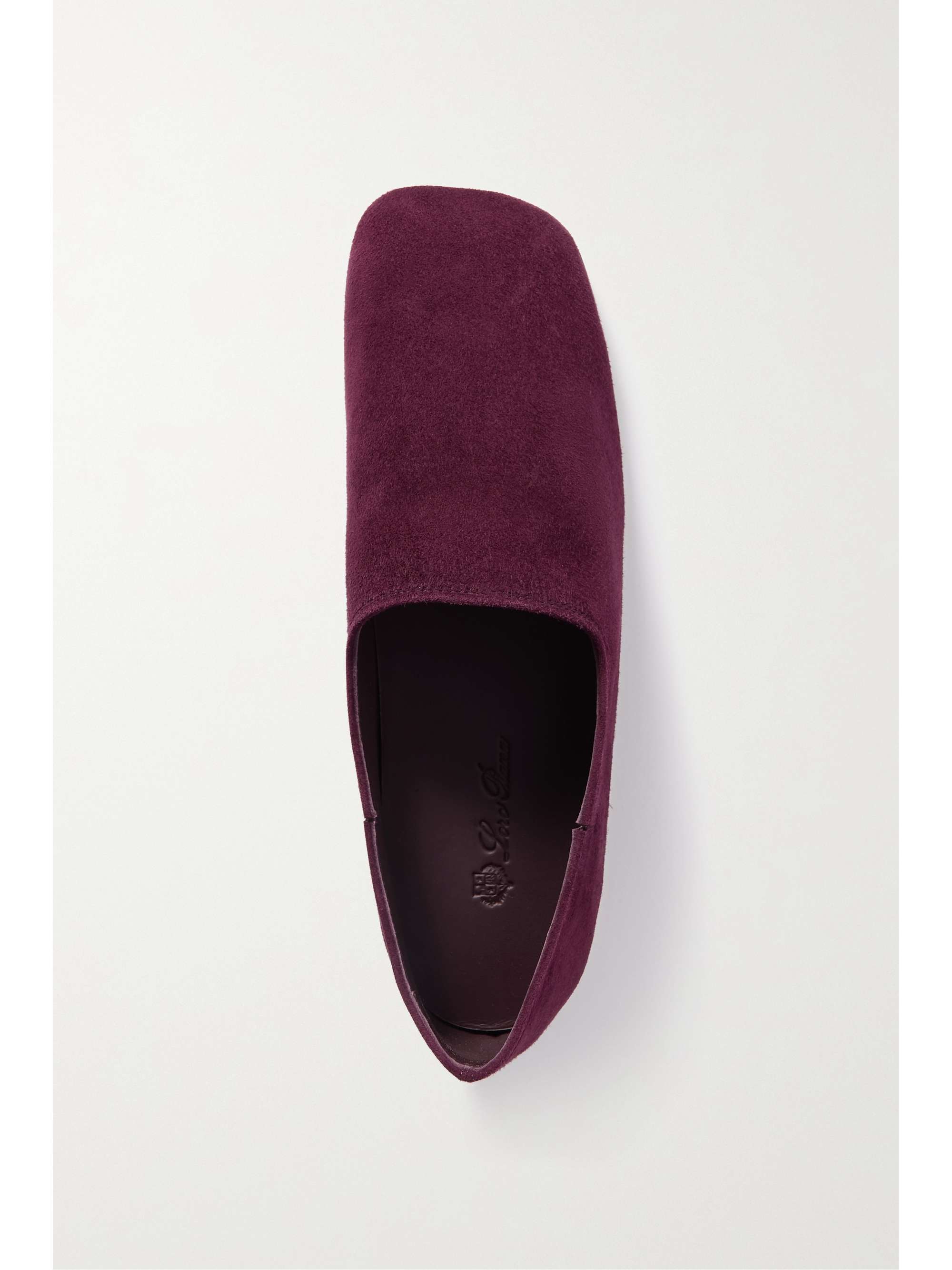 LORO PIANA Gravina suede loafers