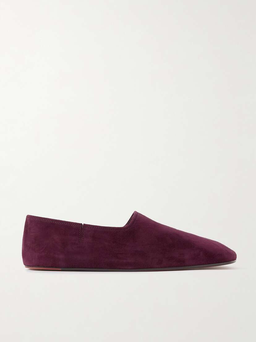 Loro Piana Gravina Suede Loafers