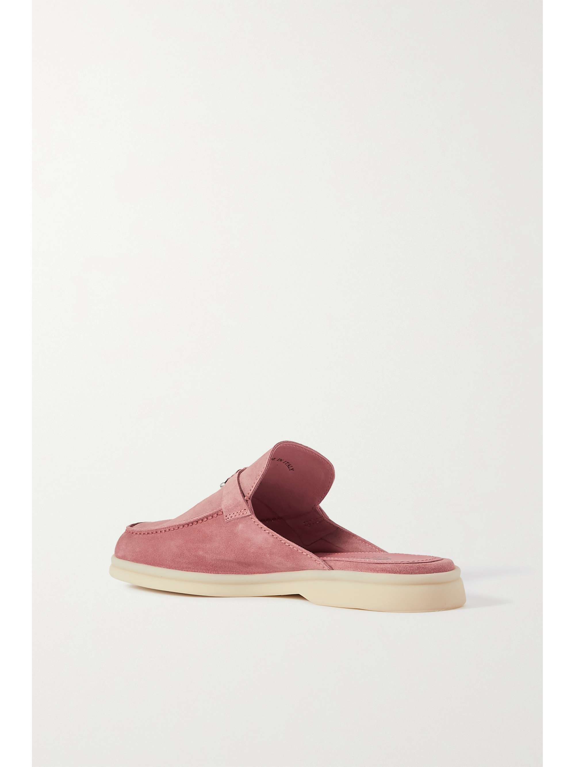 LORO PIANA Babouche Charms Walk suede slippers