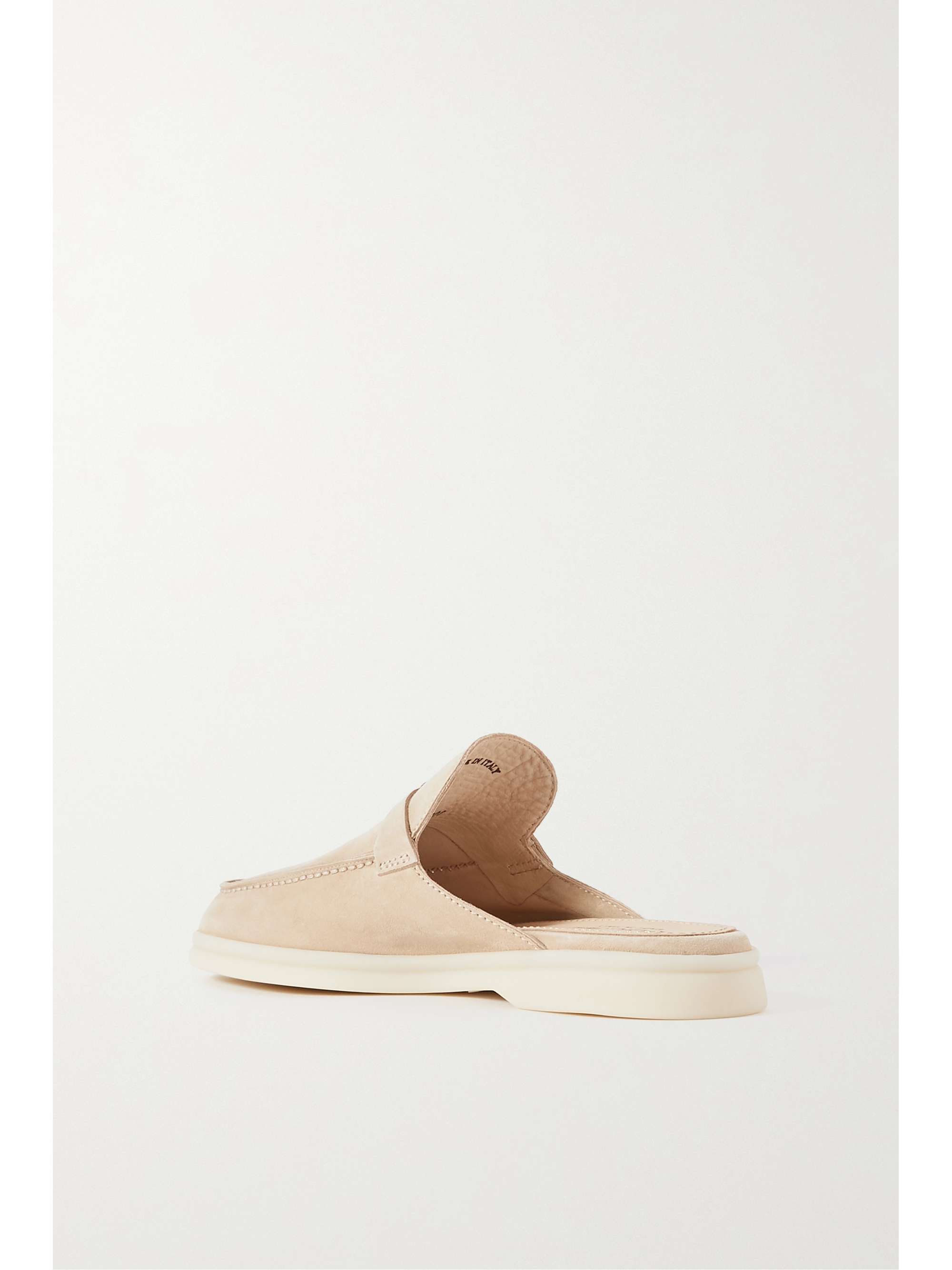 LORO PIANA Babouche Charms Walk suede slippers