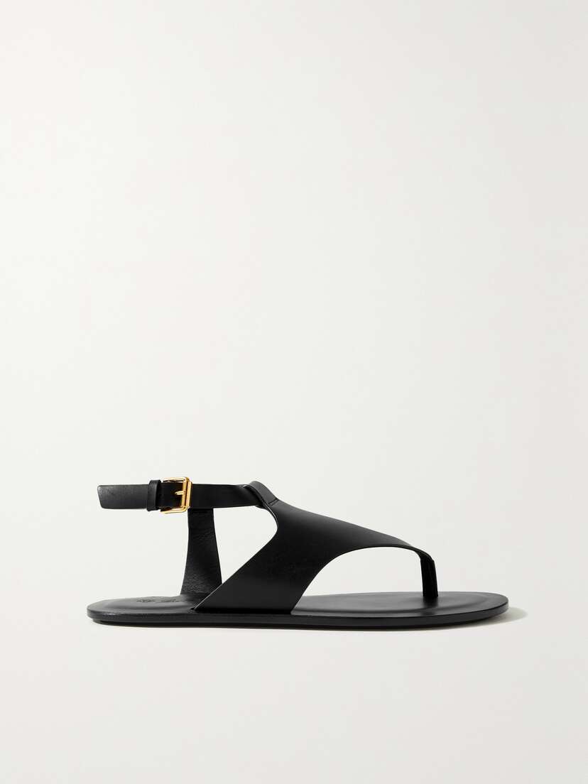Loro Piana Trani Leather Sandals