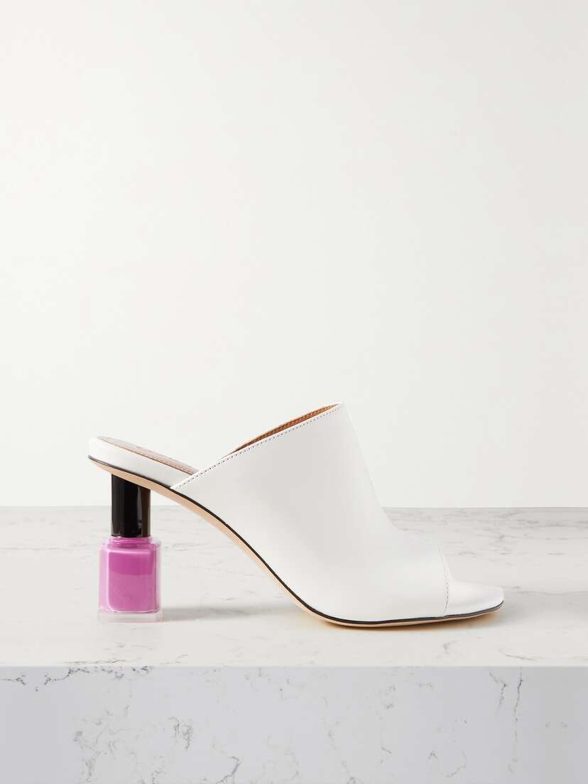 Loewe — Nail Polish leather mules