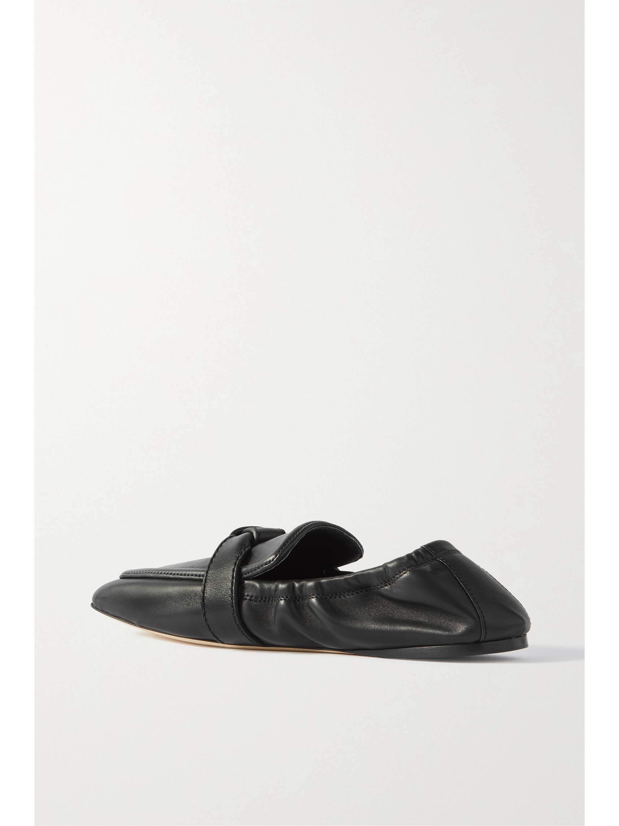 LOEWE Gate knotted leather loafers