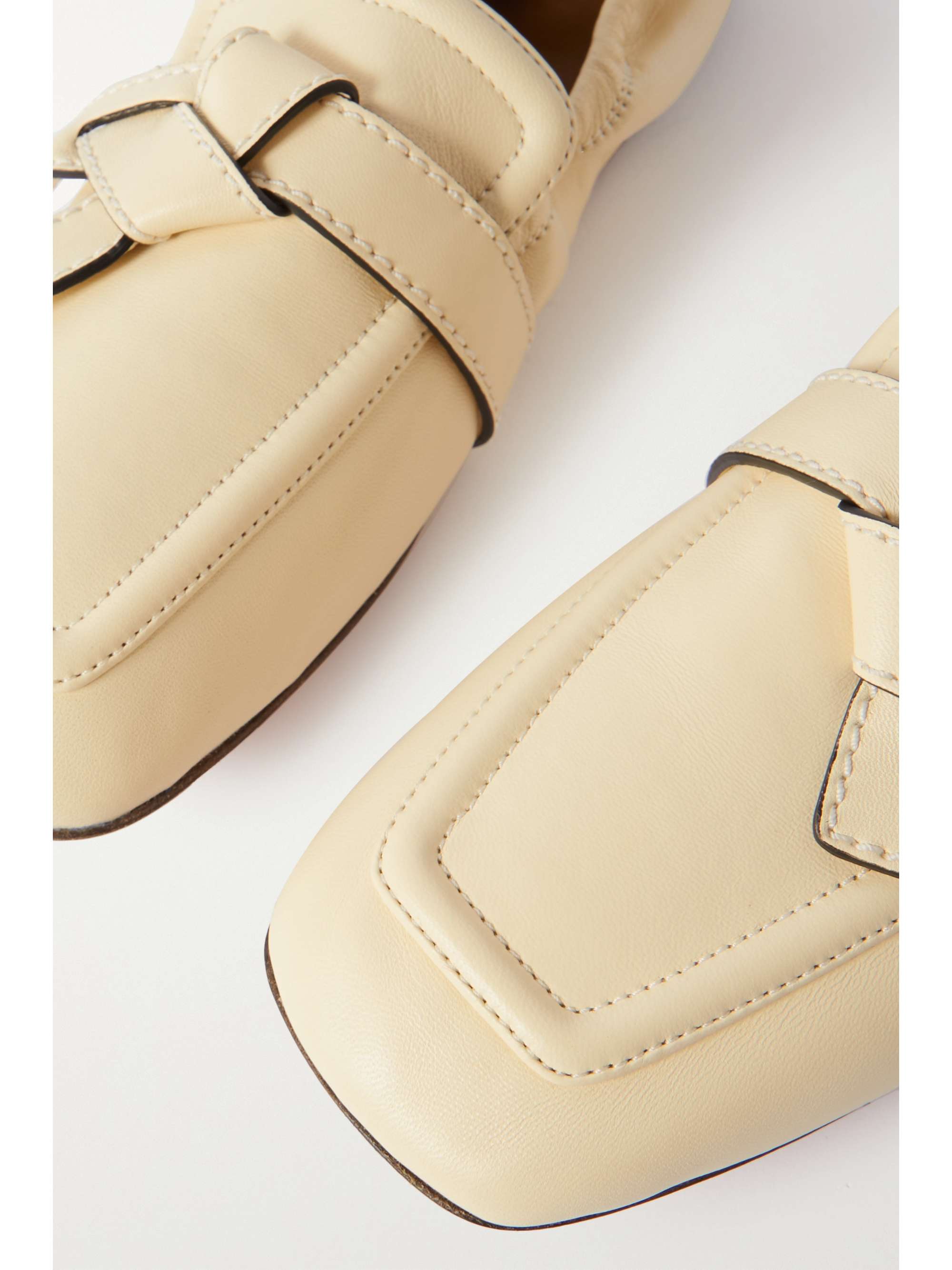 LOEWE Gate knotted leather loafers