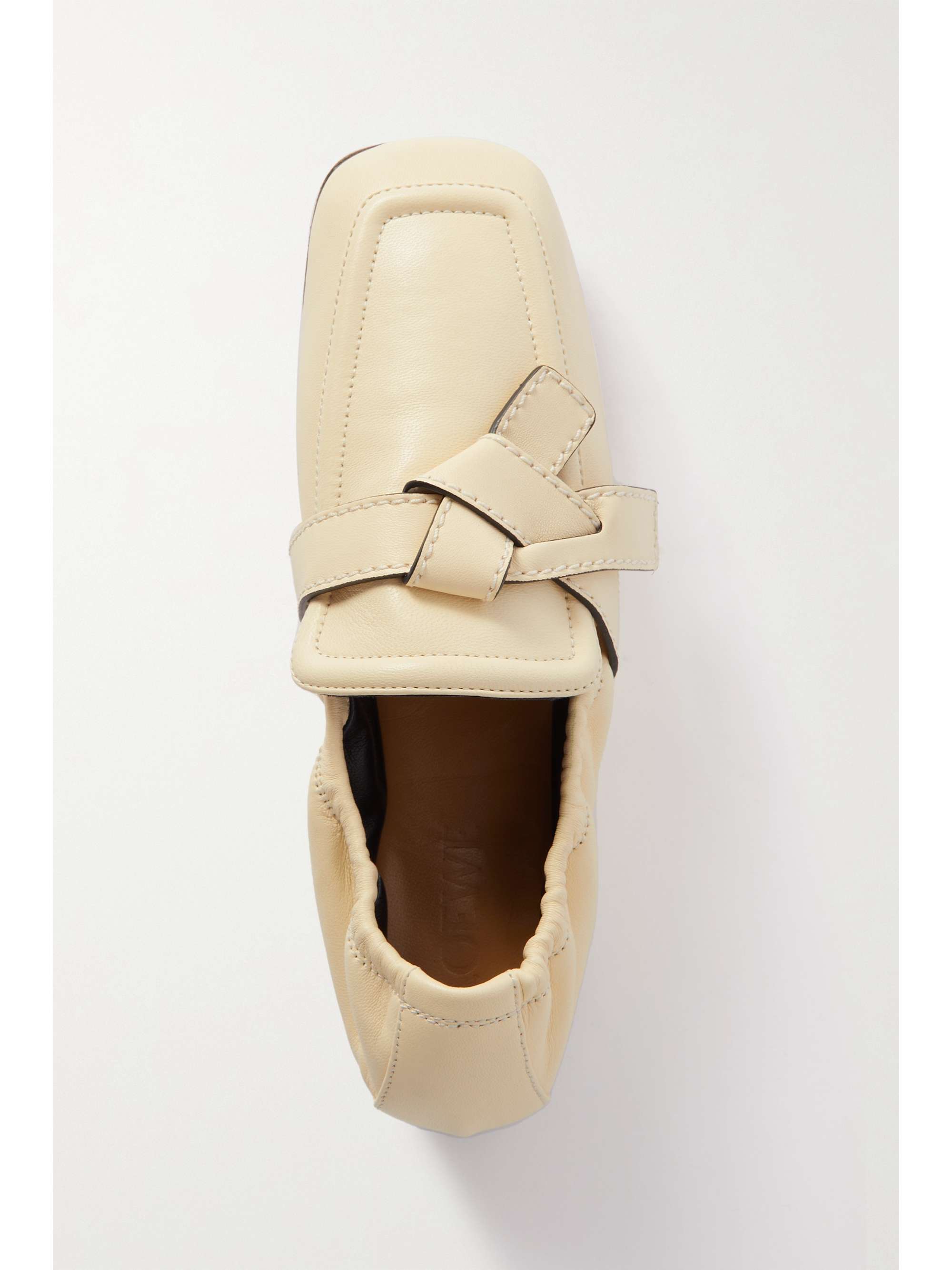 LOEWE Gate knotted leather loafers