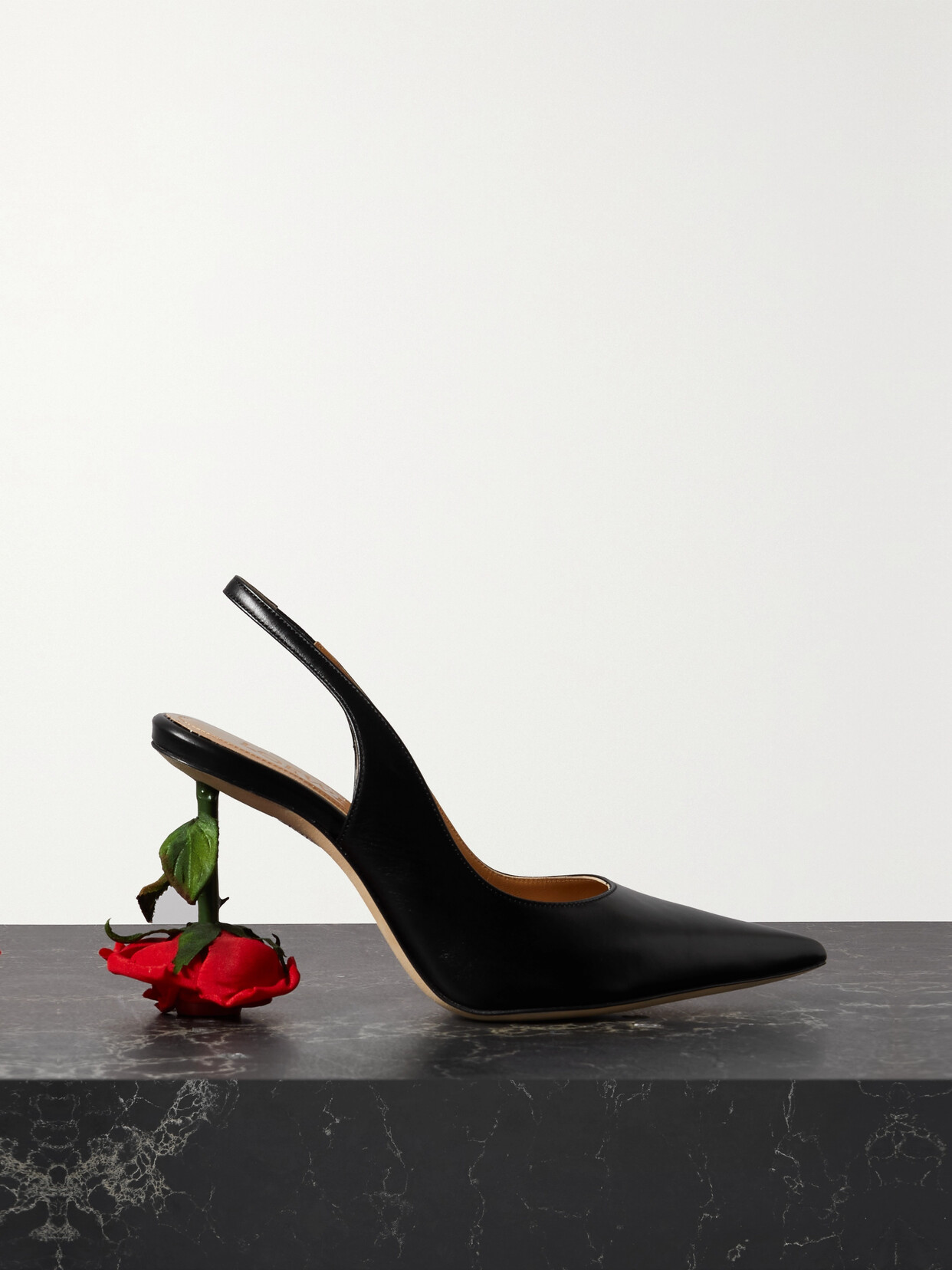 LOEWE LEATHER SLINGBACK PUMPS