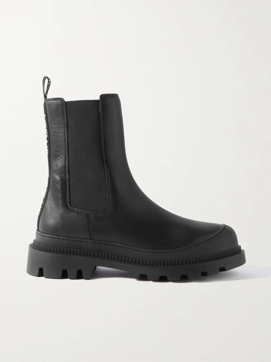 net-a-porter.com | LOEWE Bottines chelsea en cuir à finitions en ruban