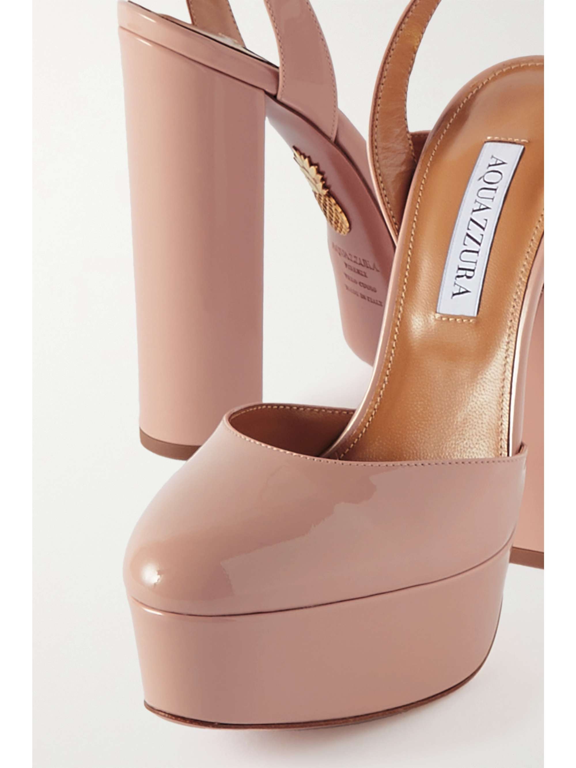 So High Plateau 140 patent leather platform pumps