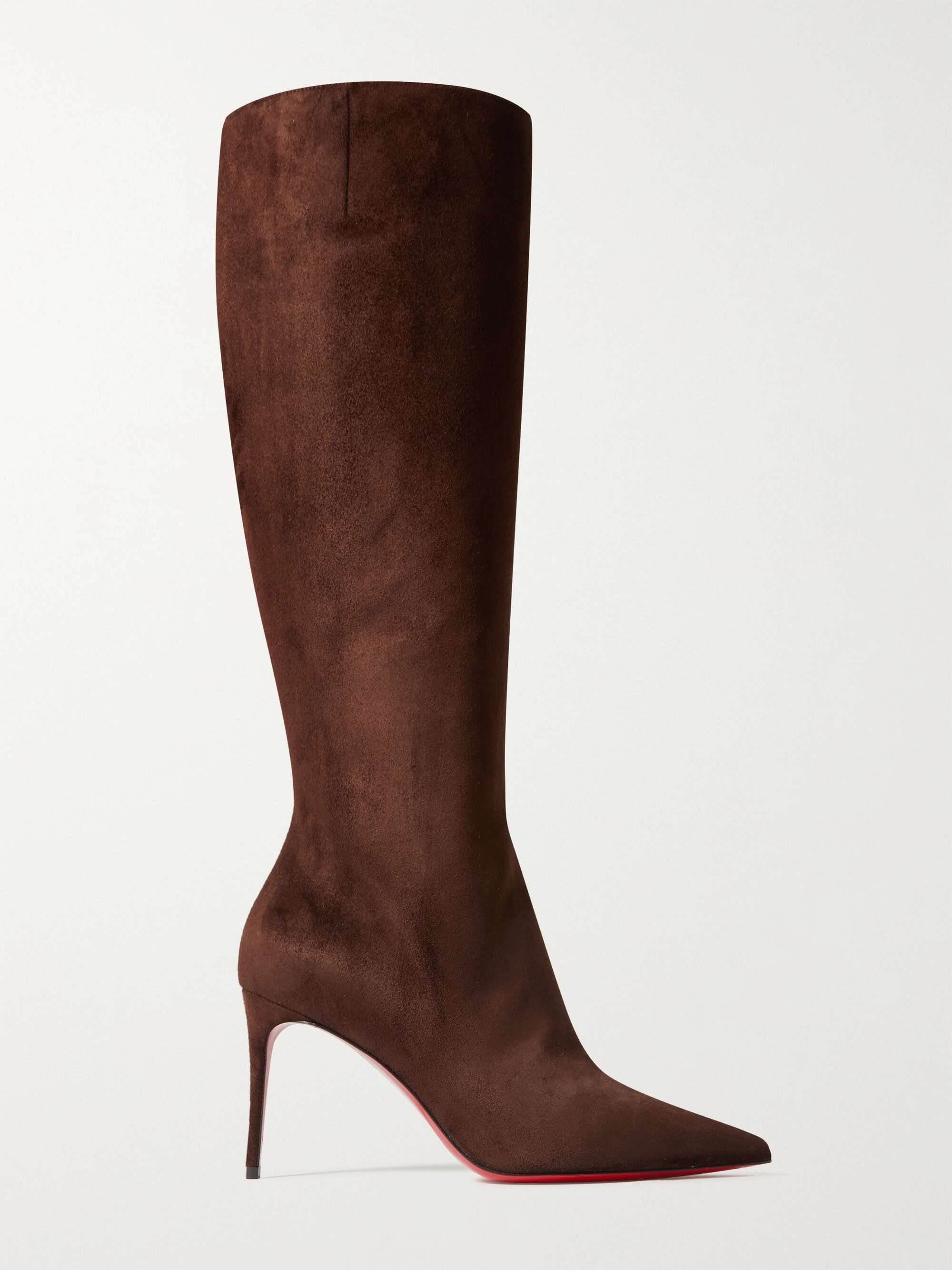 Christian Louboutin Santia Botta Suede-Leather Boots 85