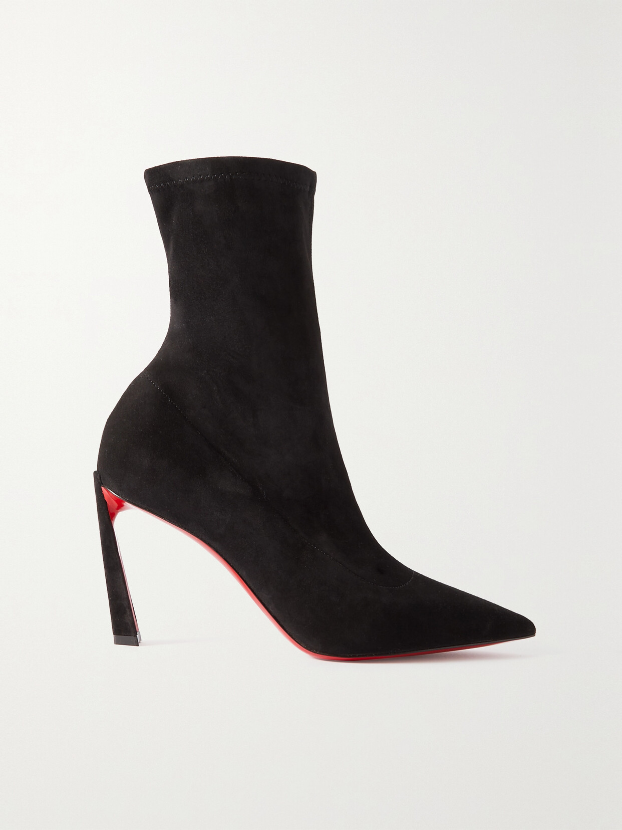 Christian Louboutin - Condora 85 Suede Ankle Boots - Black