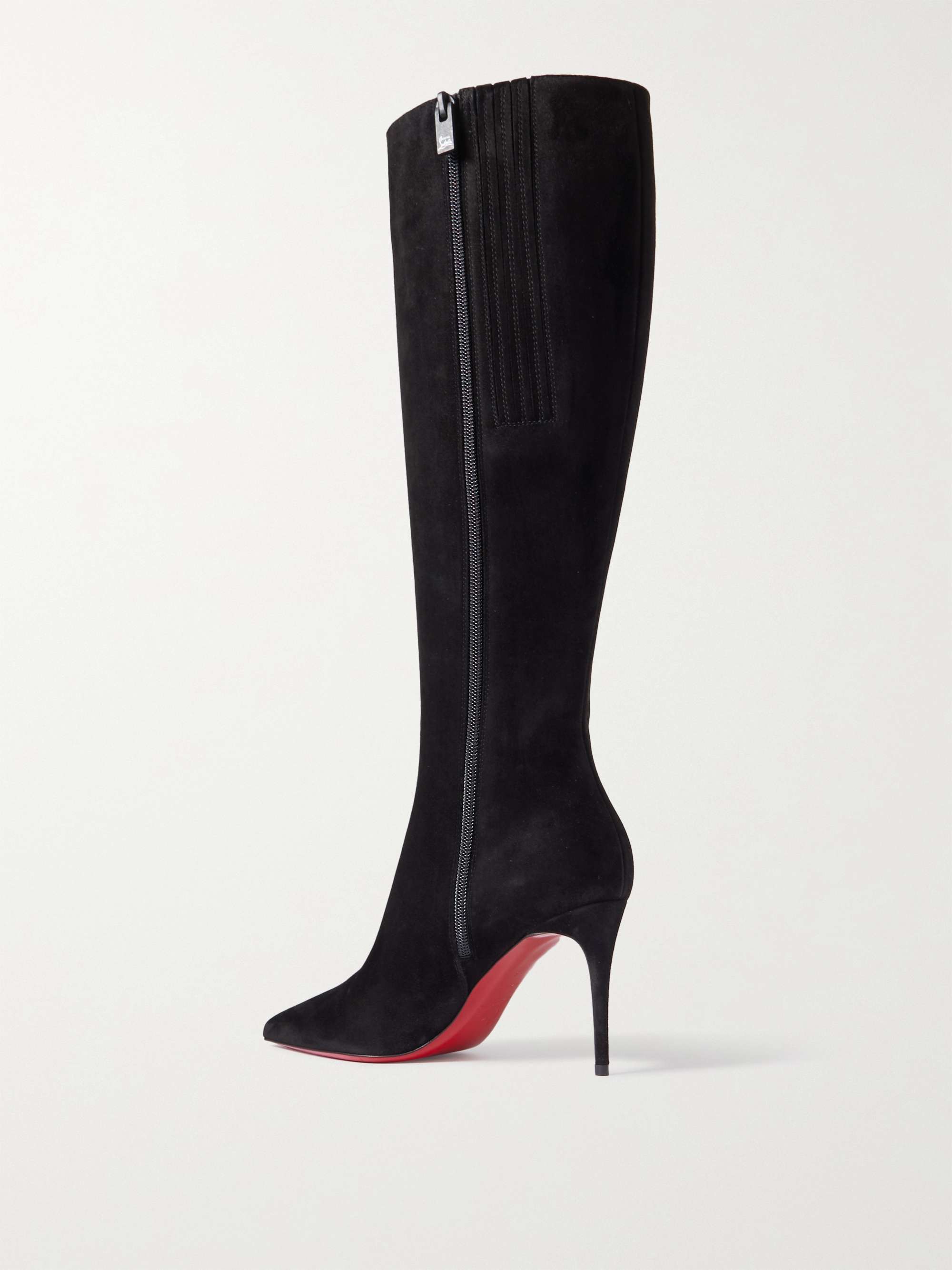 CHRISTIAN LOUBOUTIN Kate Botta 85 suede knee boots