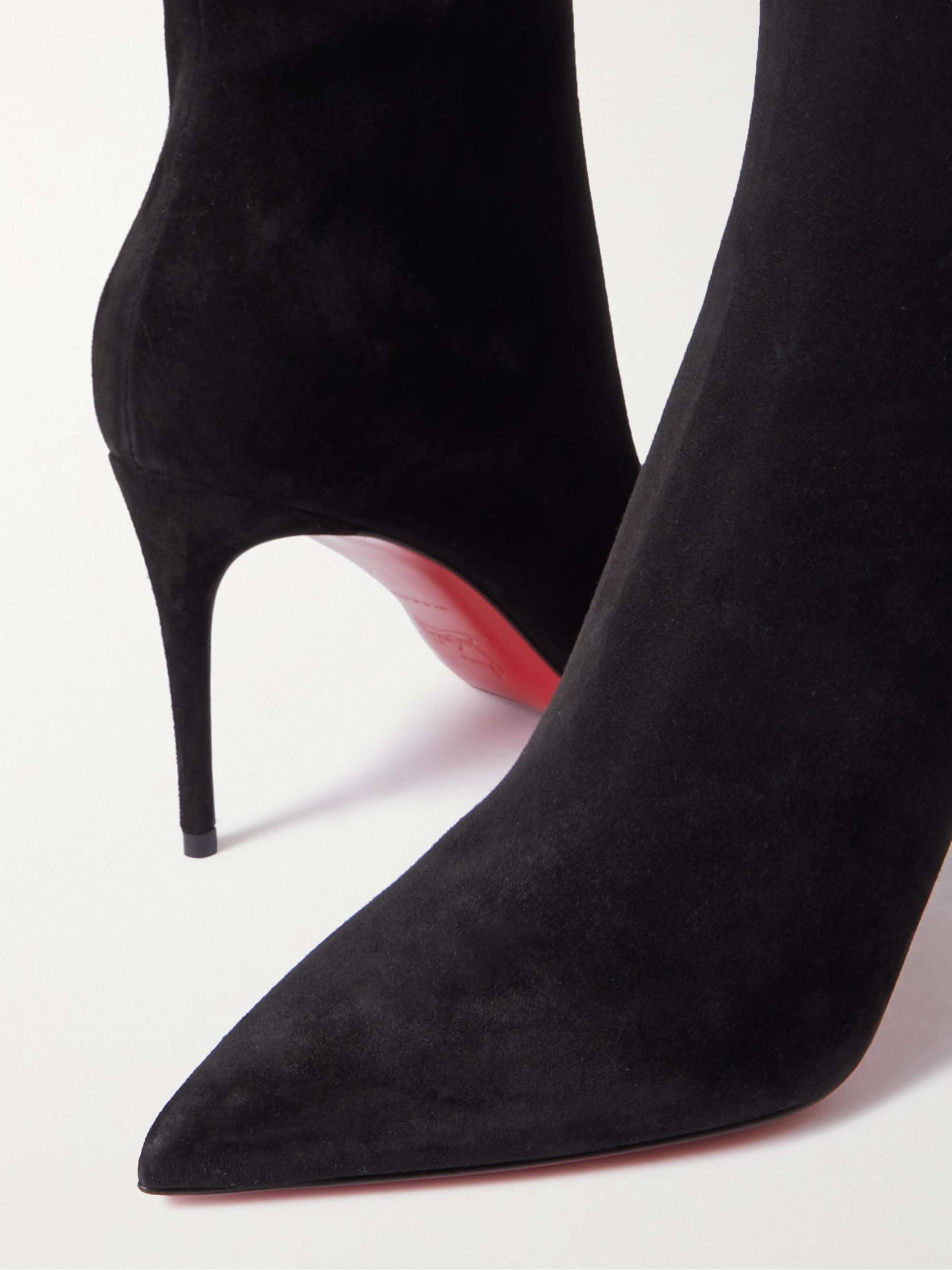 CHRISTIAN LOUBOUTIN Kate Botta 85 suede knee boots