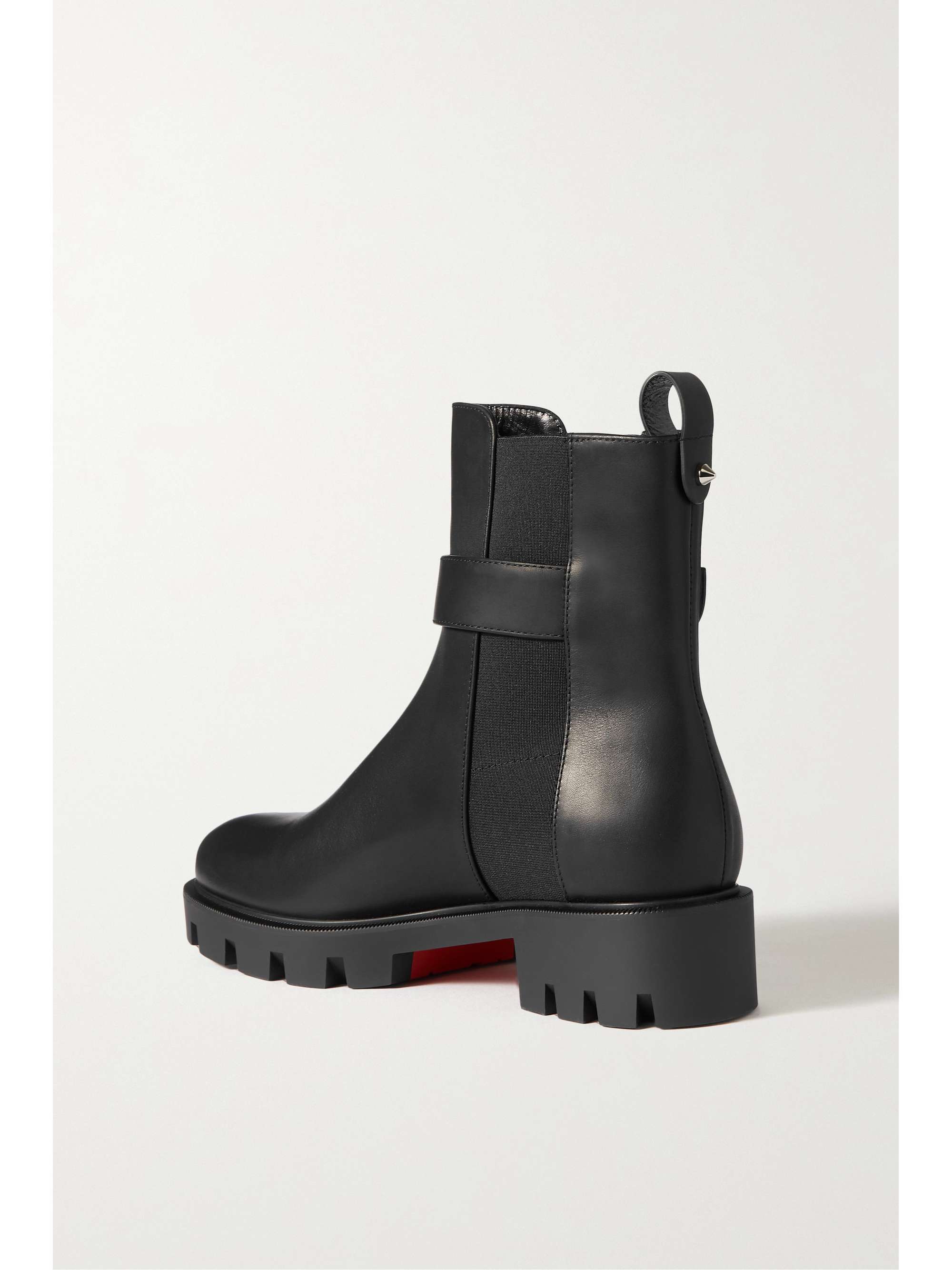 CHRISTIAN LOUBOUTIN CL buckled leather Chelsea boots