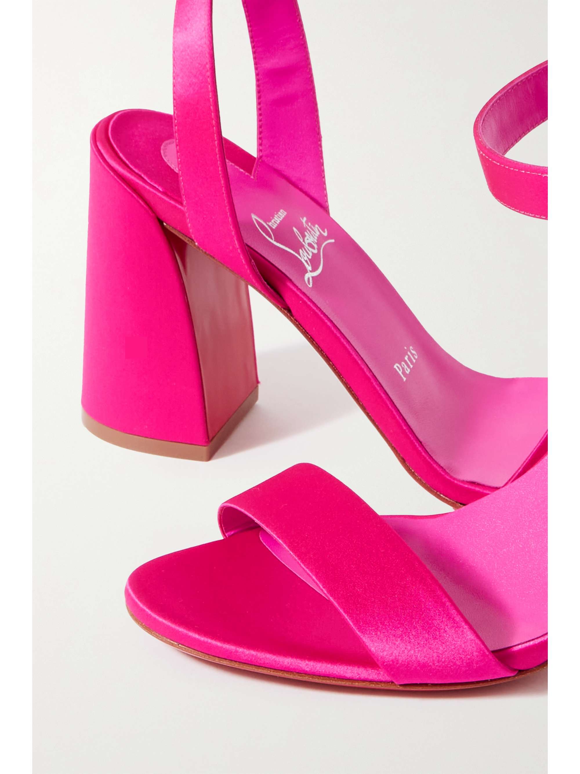 CHRISTIAN LOUBOUTIN Miss Sabina 85 velvet sandals