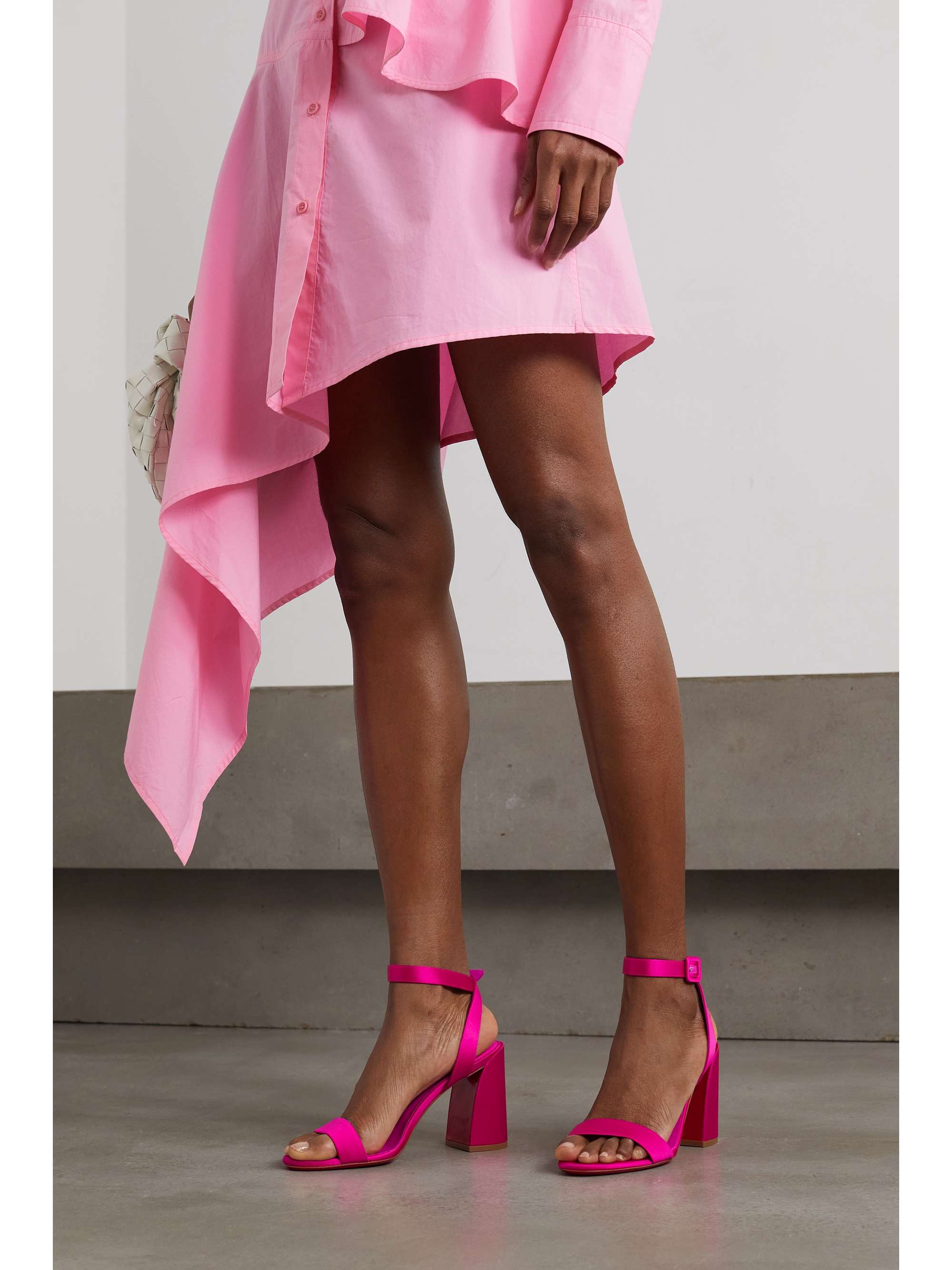 CHRISTIAN LOUBOUTIN Miss Sabina 85 velvet sandals